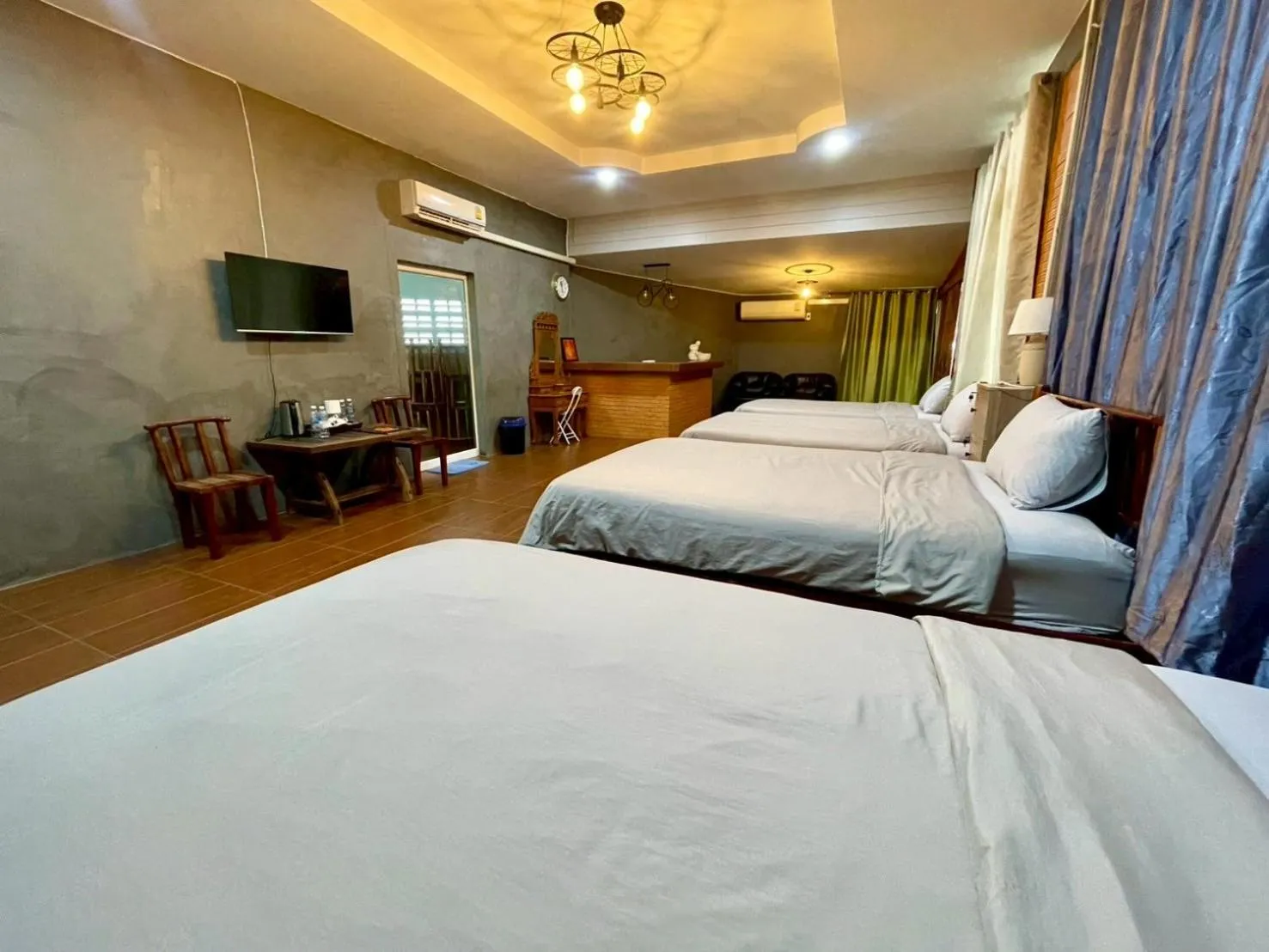 Bed in MRK Resort & Massage