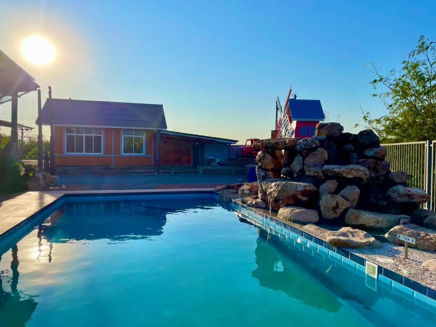 Swimming pool in MRK Resort & Massage