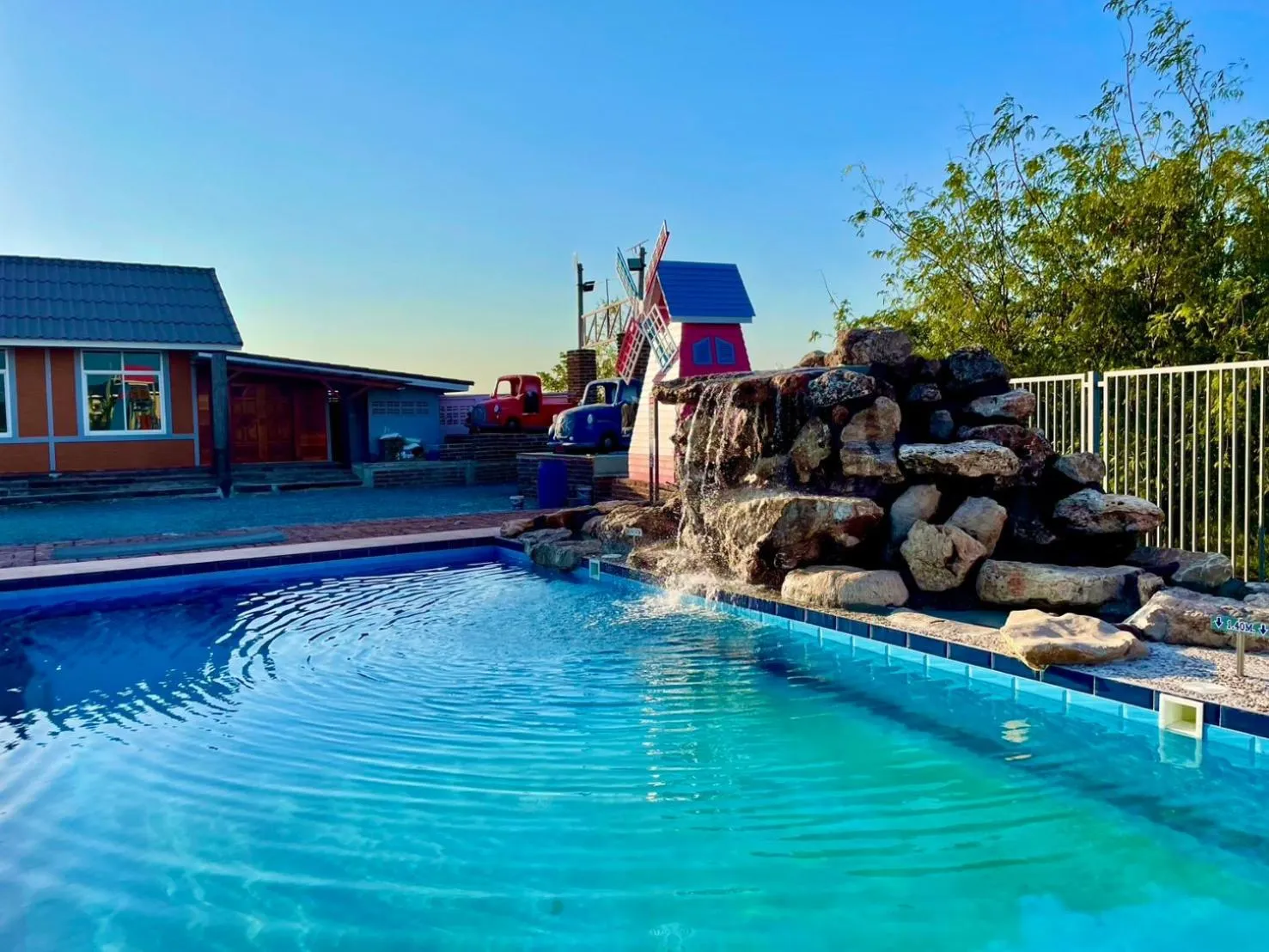 Swimming pool in MRK Resort & Massage