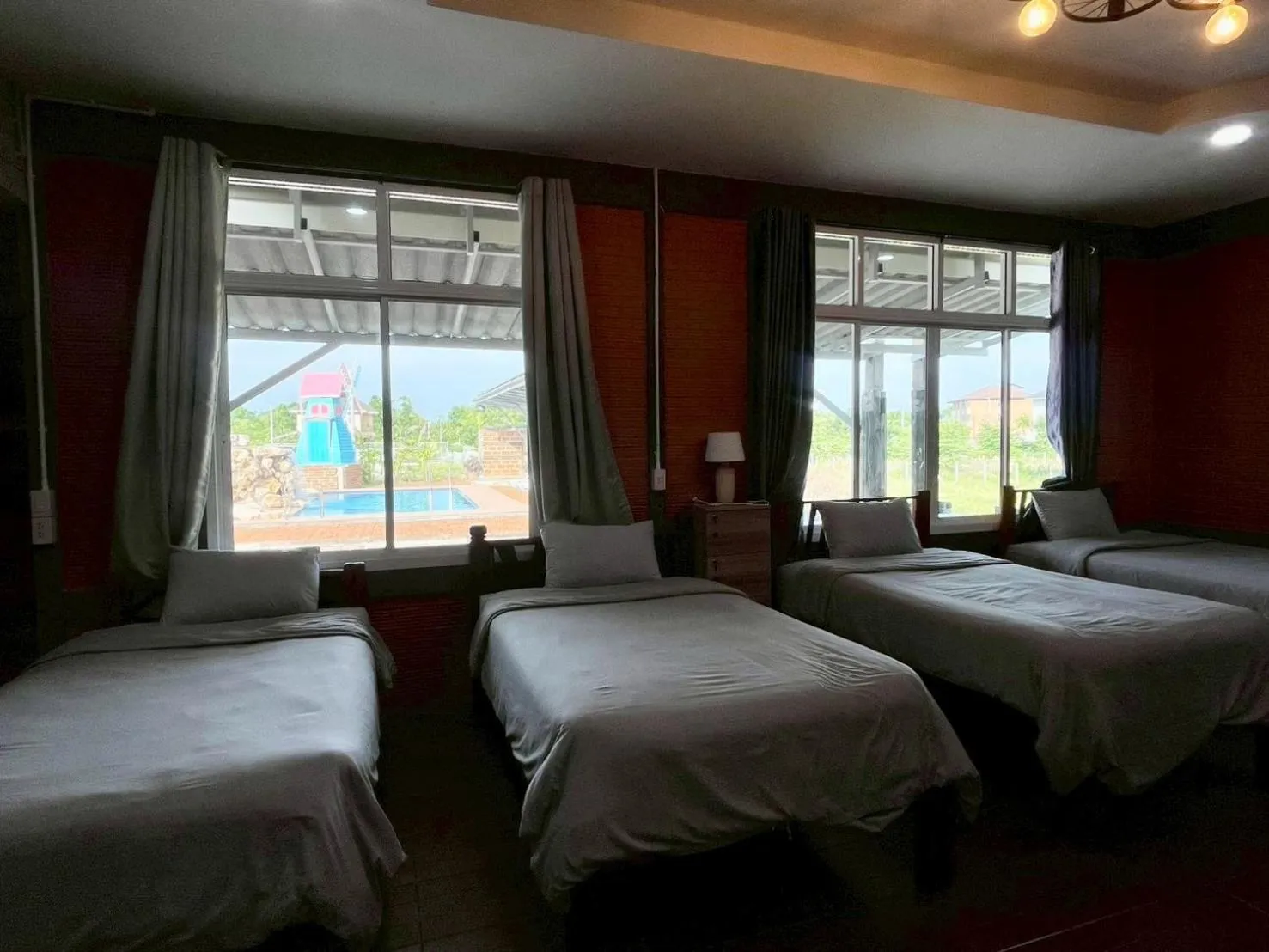 Bed in MRK Resort & Massage