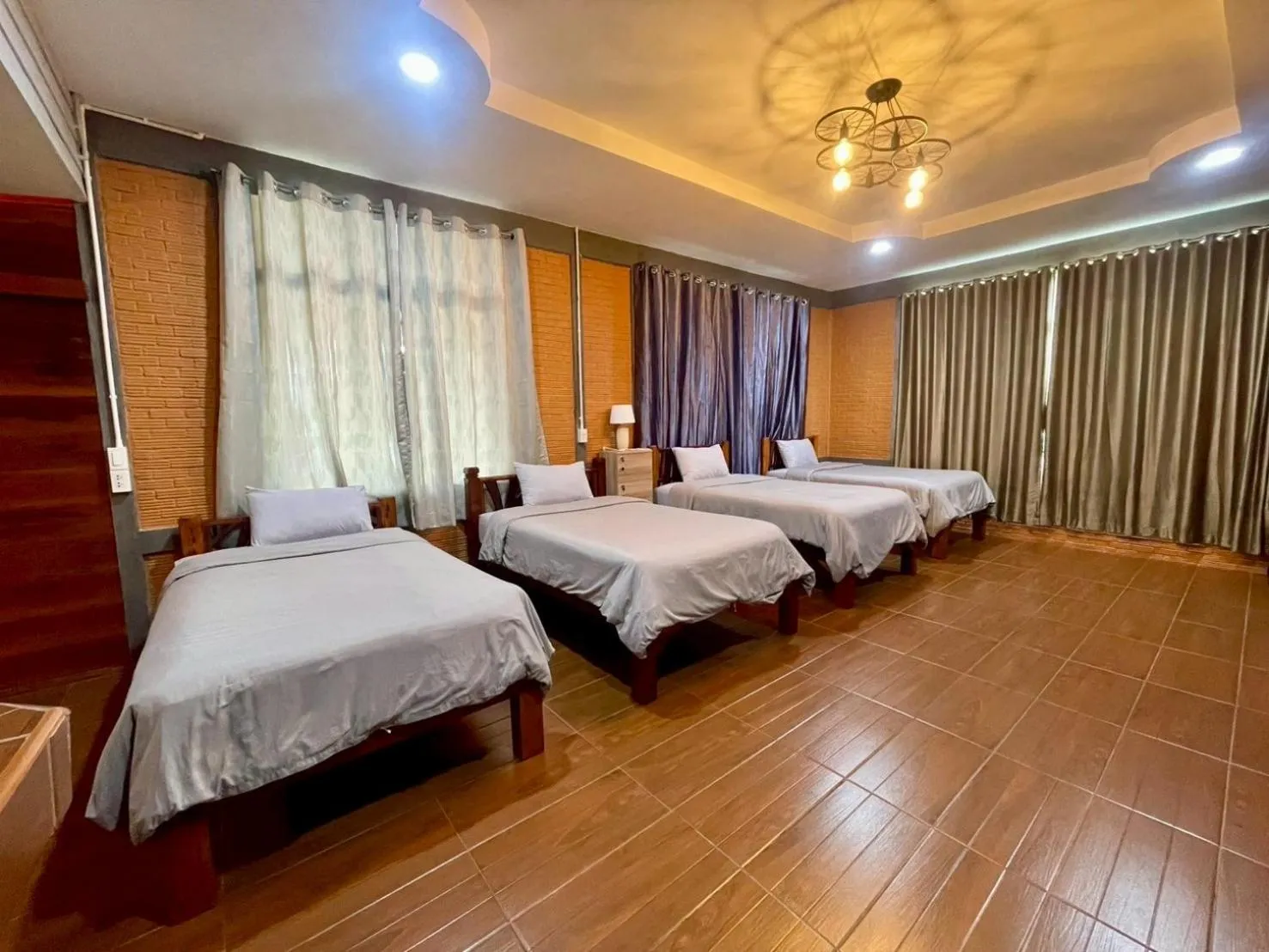 Bed in MRK Resort & Massage