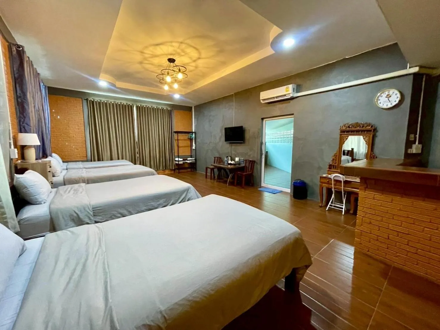 Bed in MRK Resort & Massage