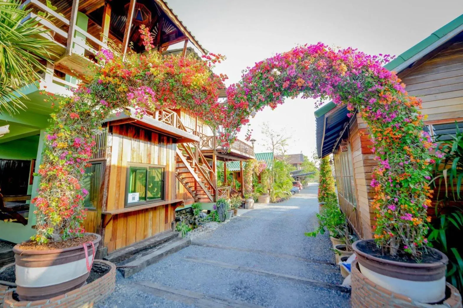 Garden in MRK Resort & Massage