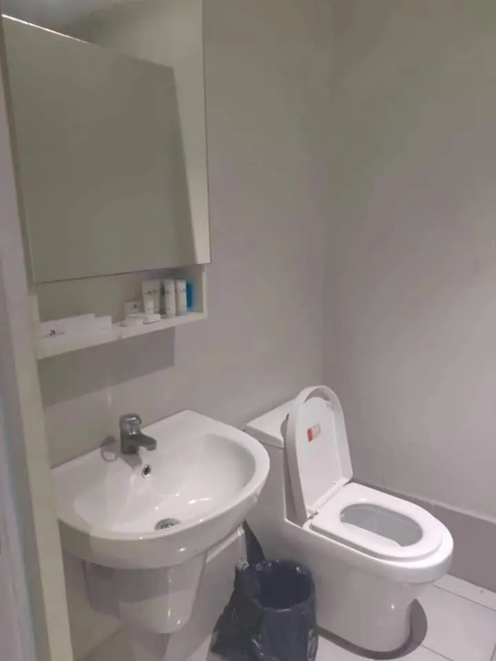 Bathroom in White Knight Hotel Saint Anne