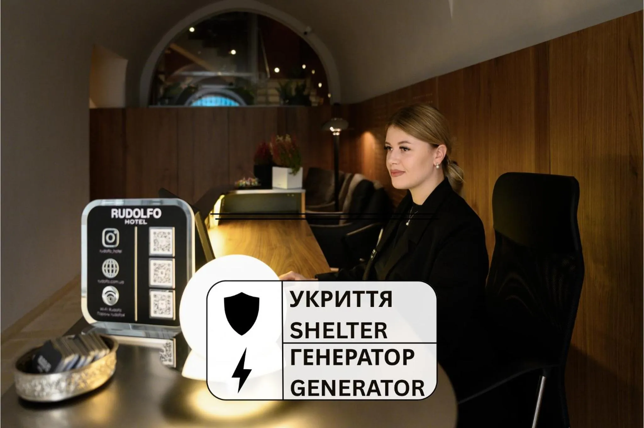 Lobby or reception in Rudolfo Hotel