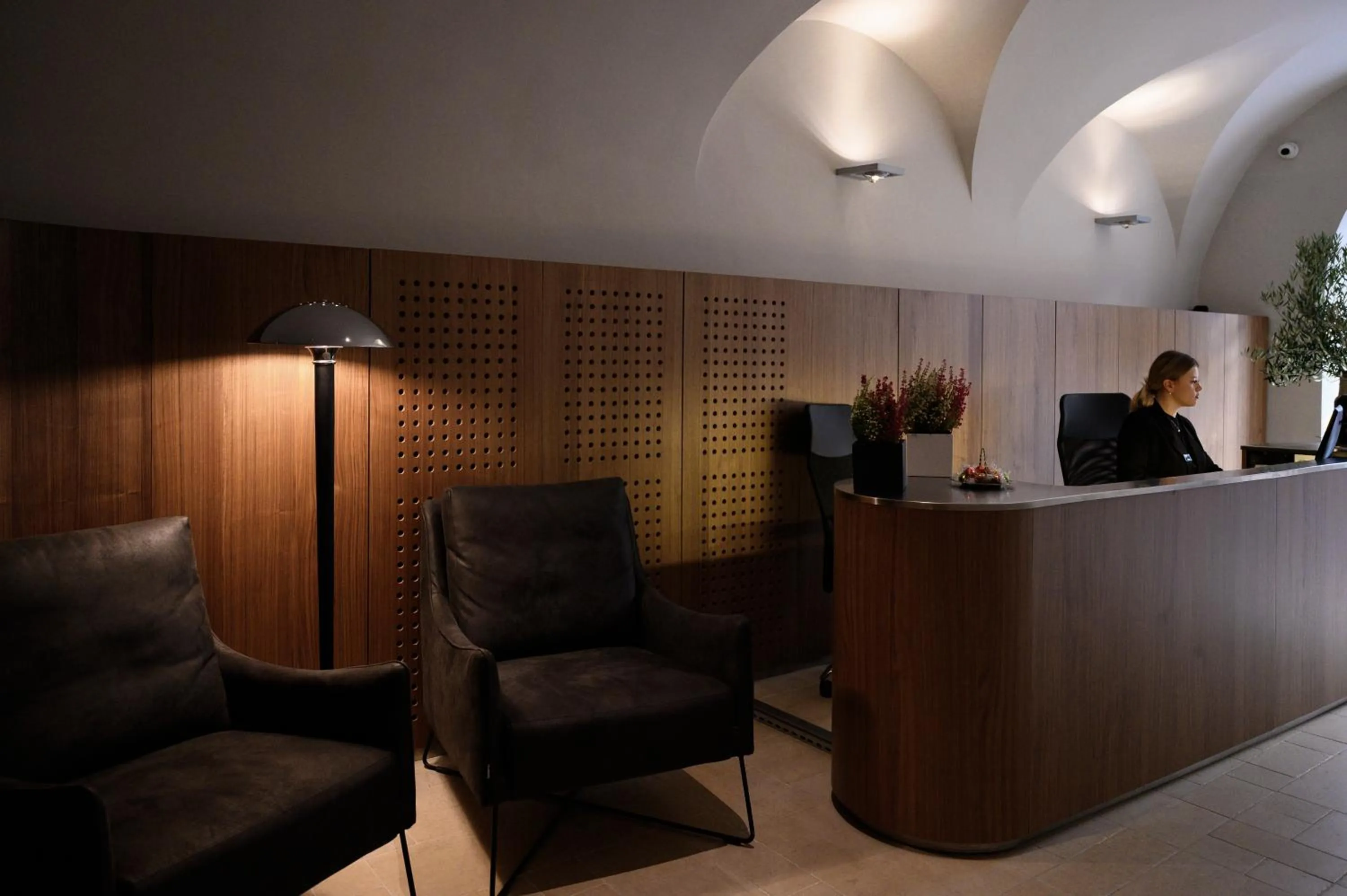 Lobby or reception in Rudolfo Hotel