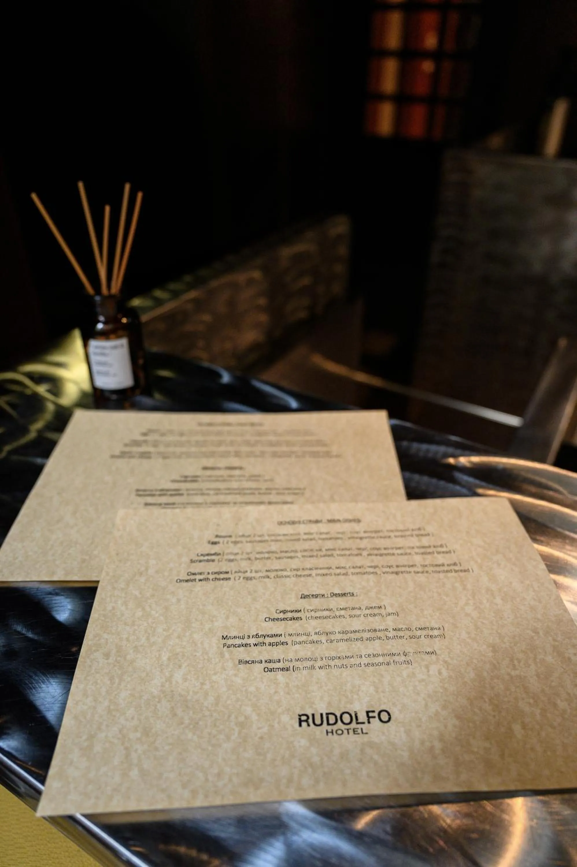 Restaurant/places to eat in Rudolfo Hotel