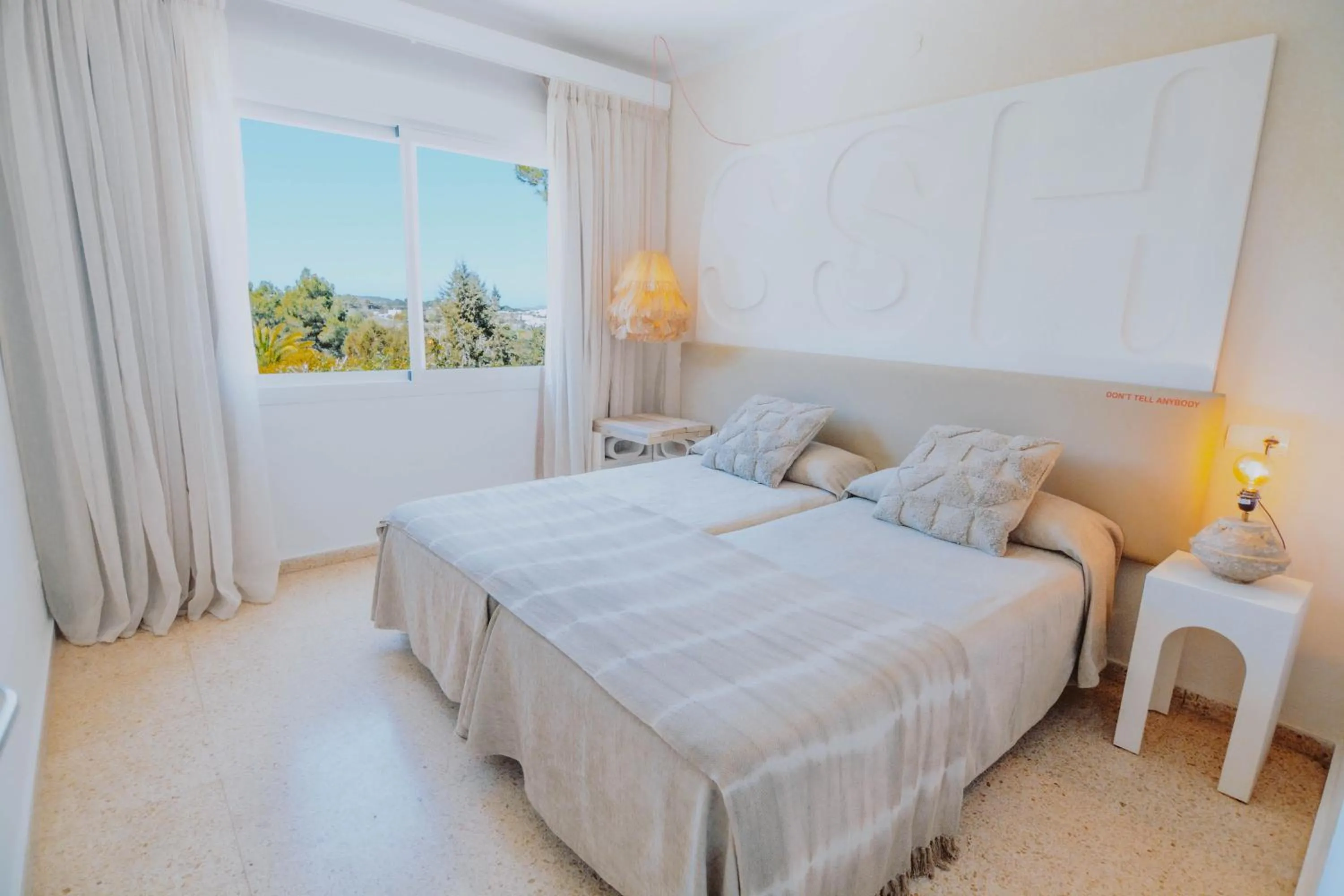 Bed in Secret Oasis Ibiza-Only Adults