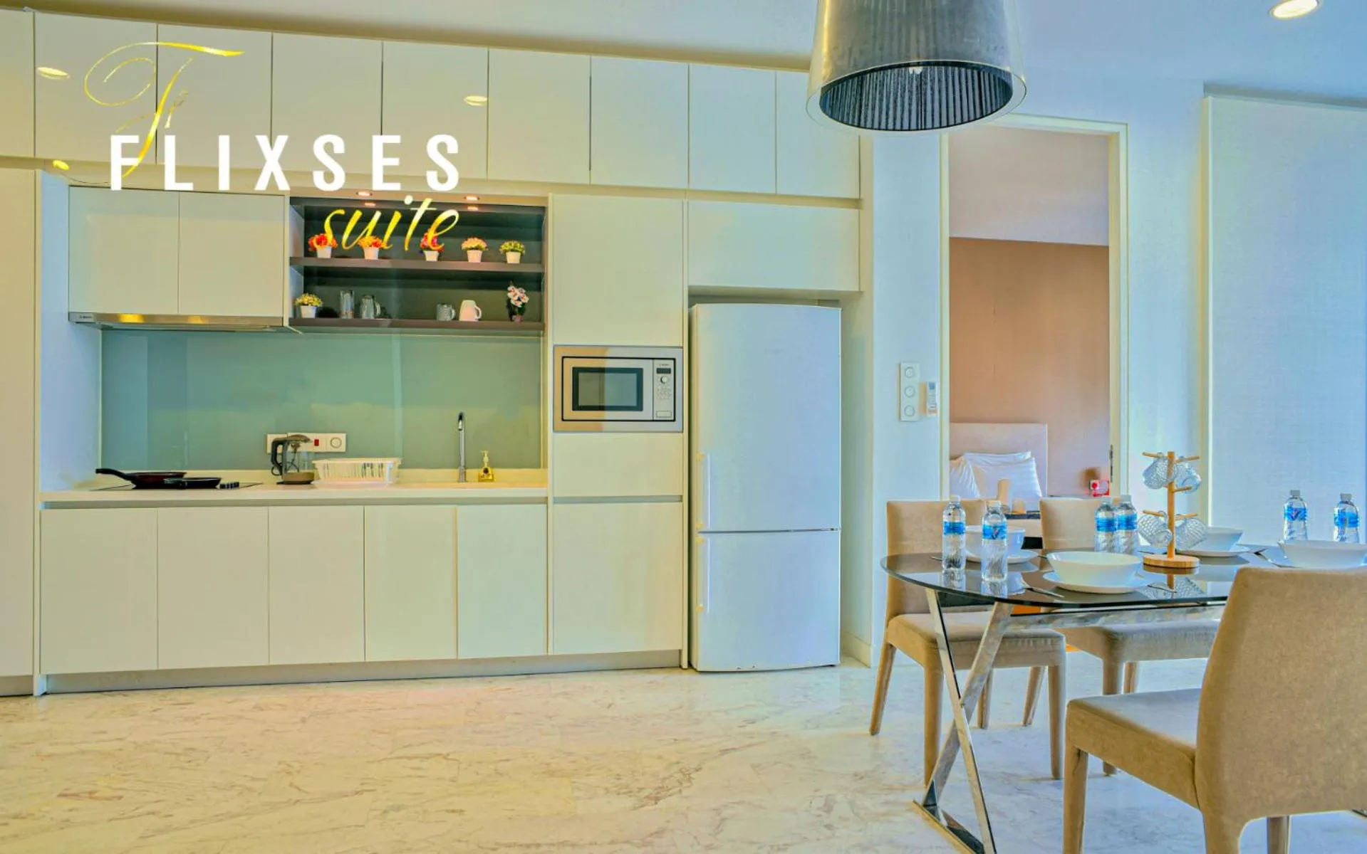 Kitchen or kitchenette in Flixses Suites at Platinum KLCC