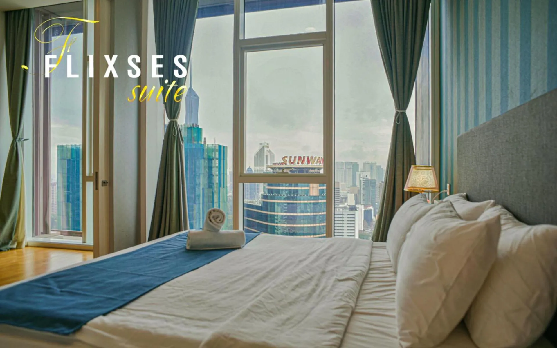 Bed in Flixses Suites at Platinum KLCC