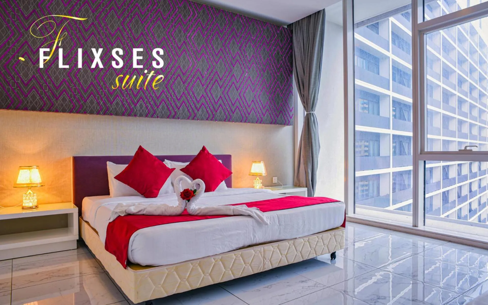 Bed in Flixses Suites at Platinum KLCC