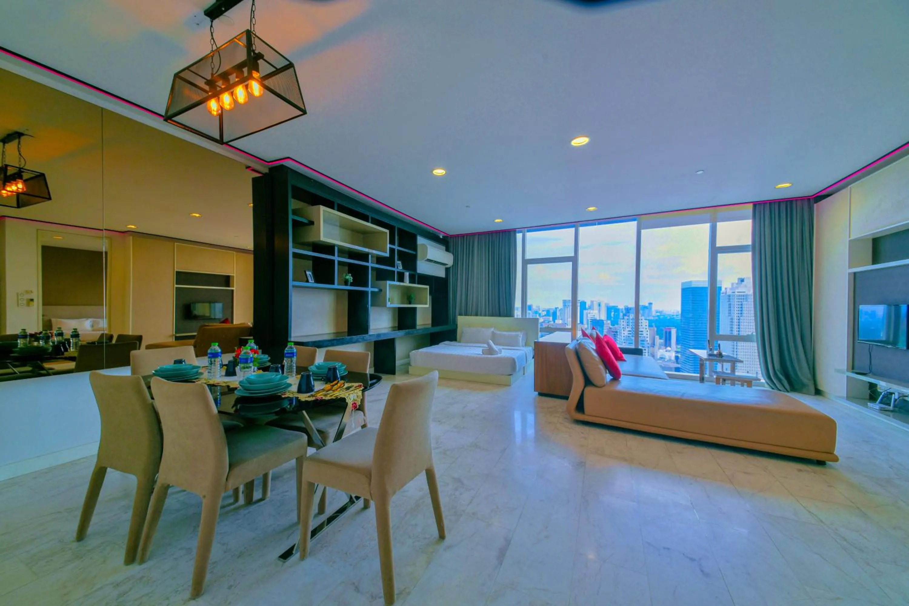 TV and multimedia in Flixses Suites at Platinum KLCC