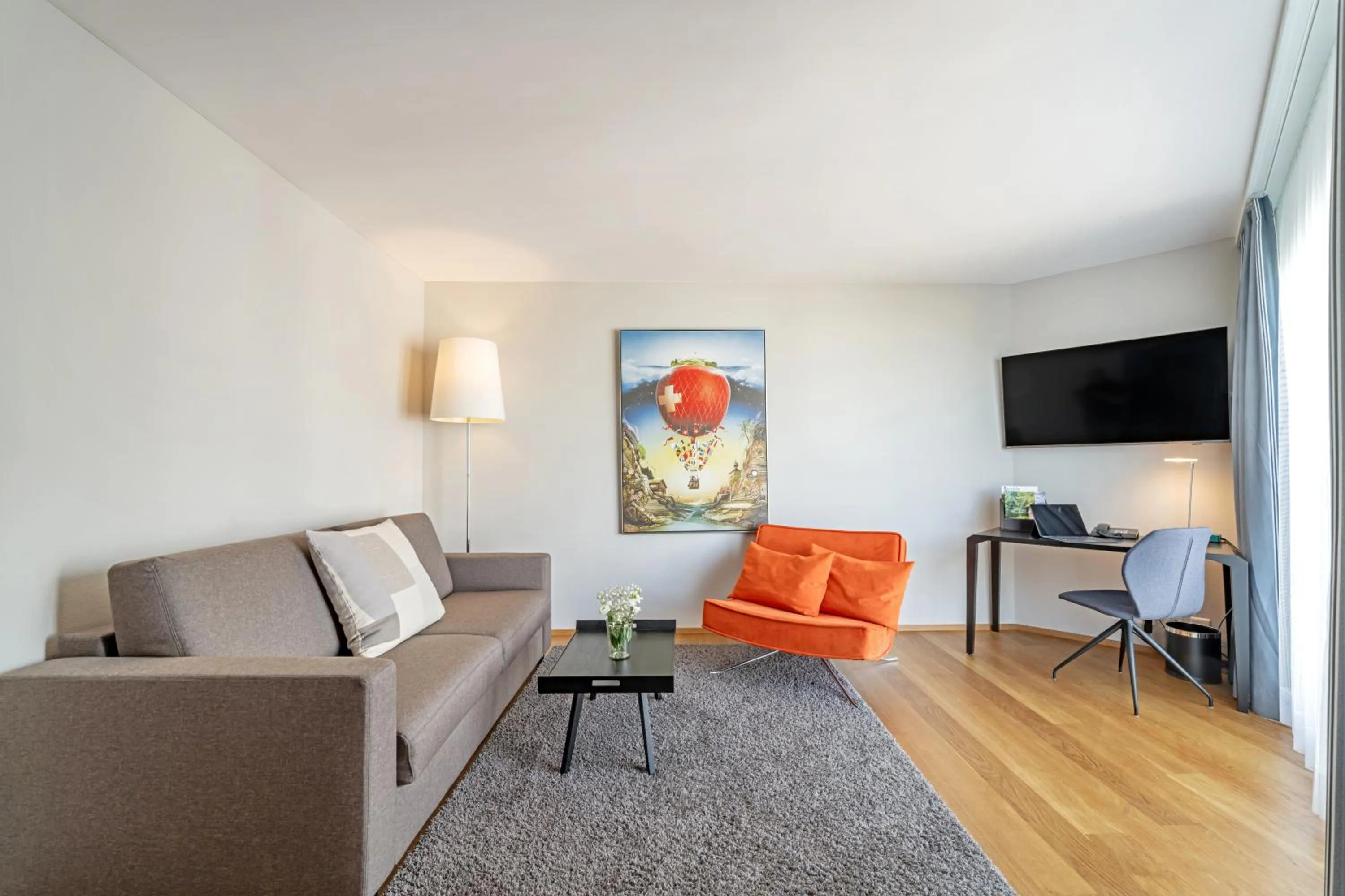 Living room in Seedamm Plaza