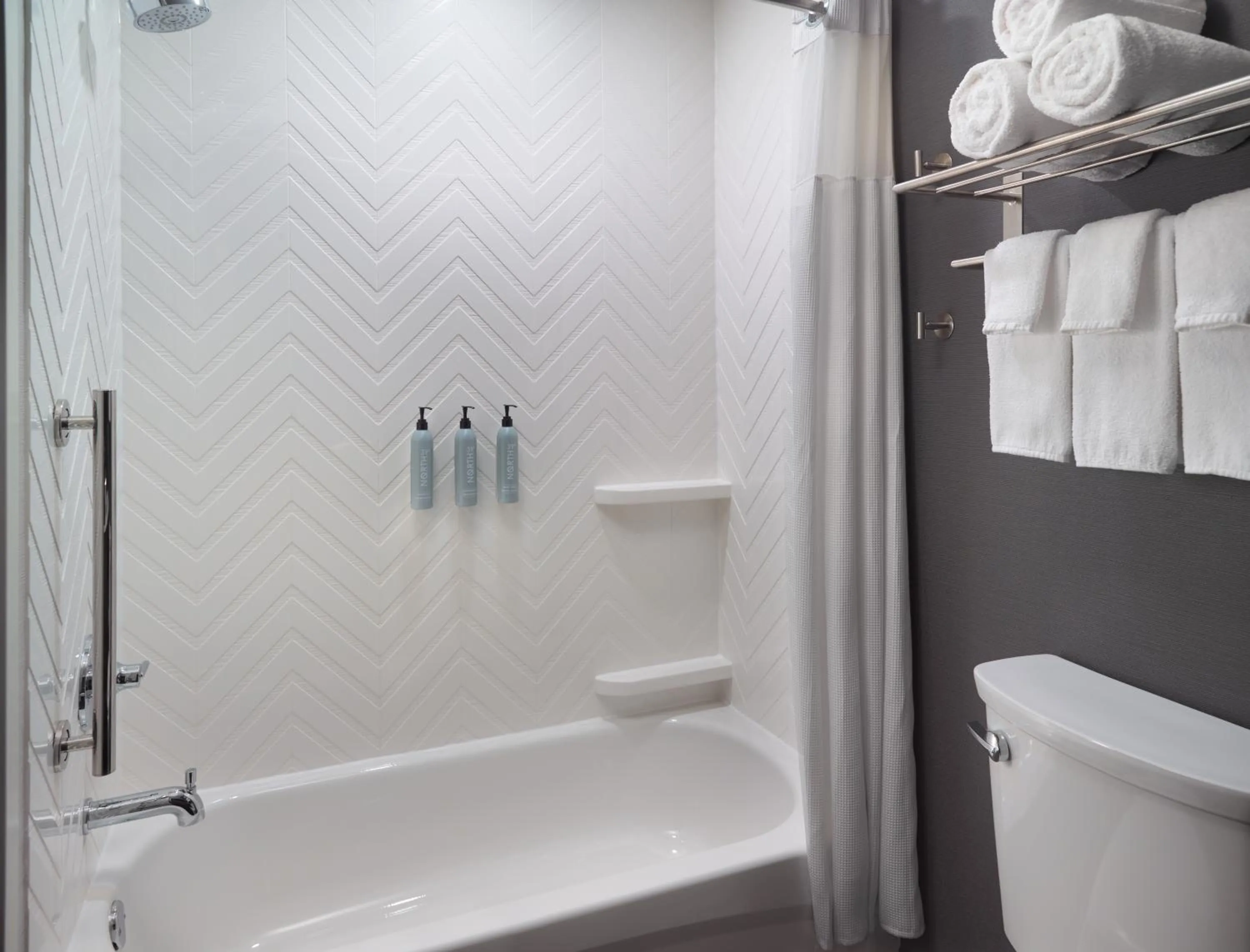 Shower in Courtyard by Marriott Atlanta Dunwoody