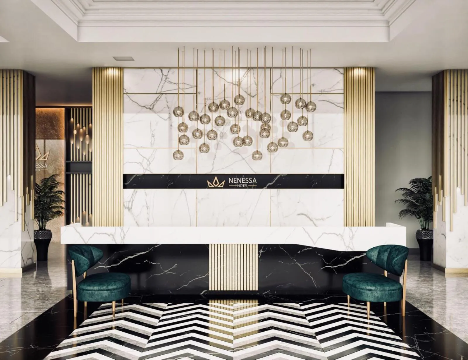 Lobby or reception in NENESSAHOTEL