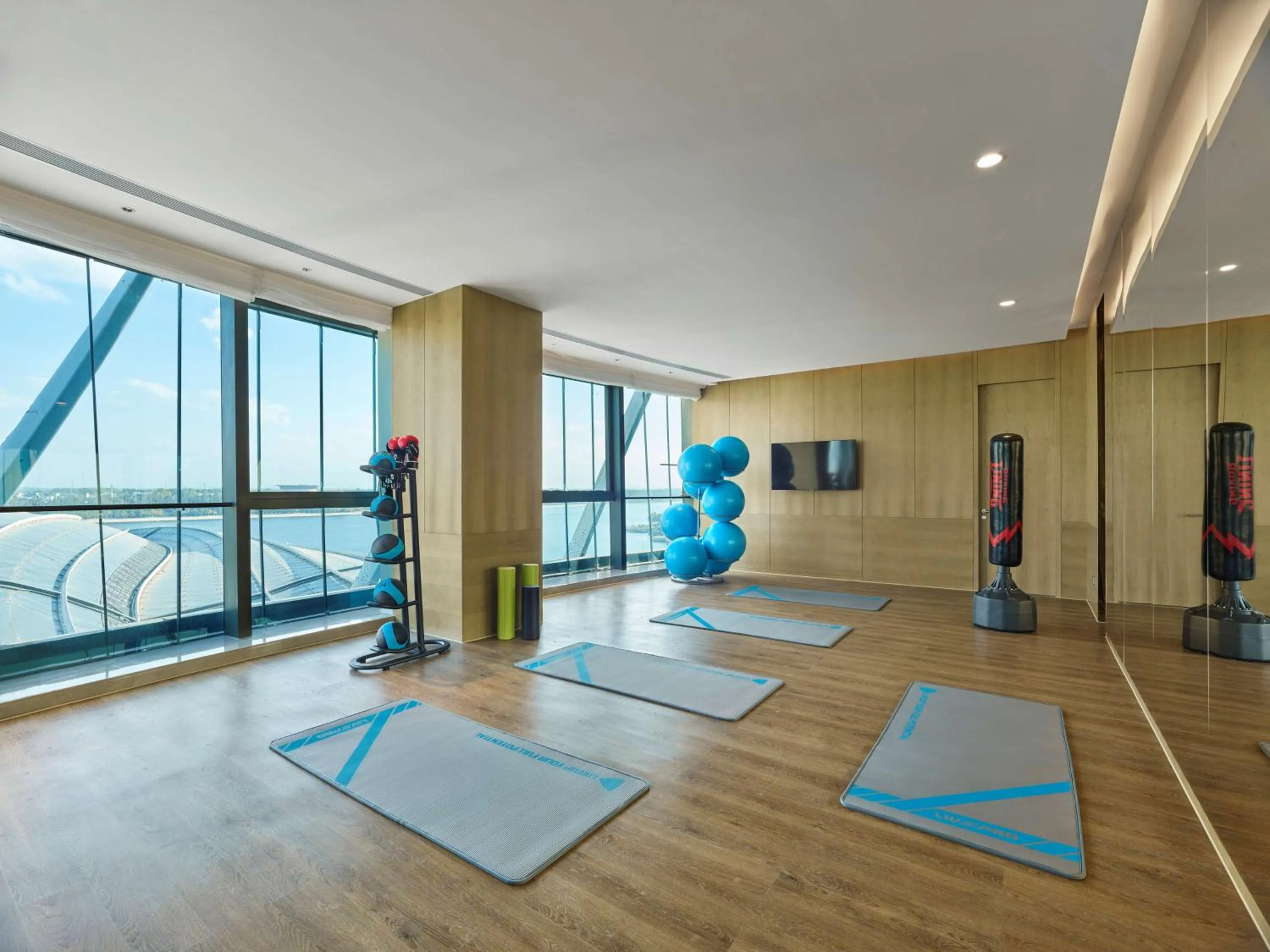Fitness centre/facilities in Hilton Hainan Ocean Flower Island