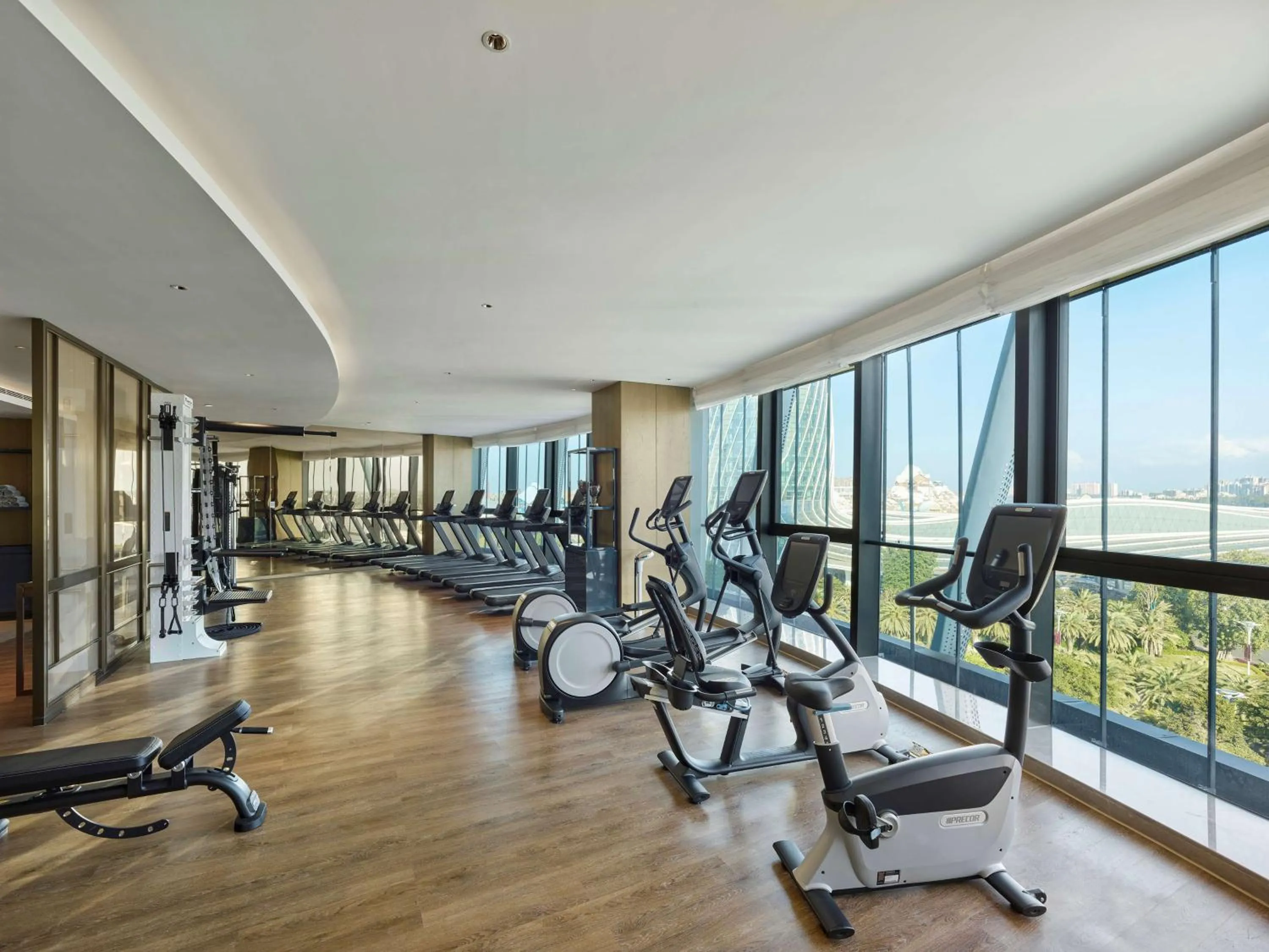 Fitness centre/facilities in Hilton Hainan Ocean Flower Island