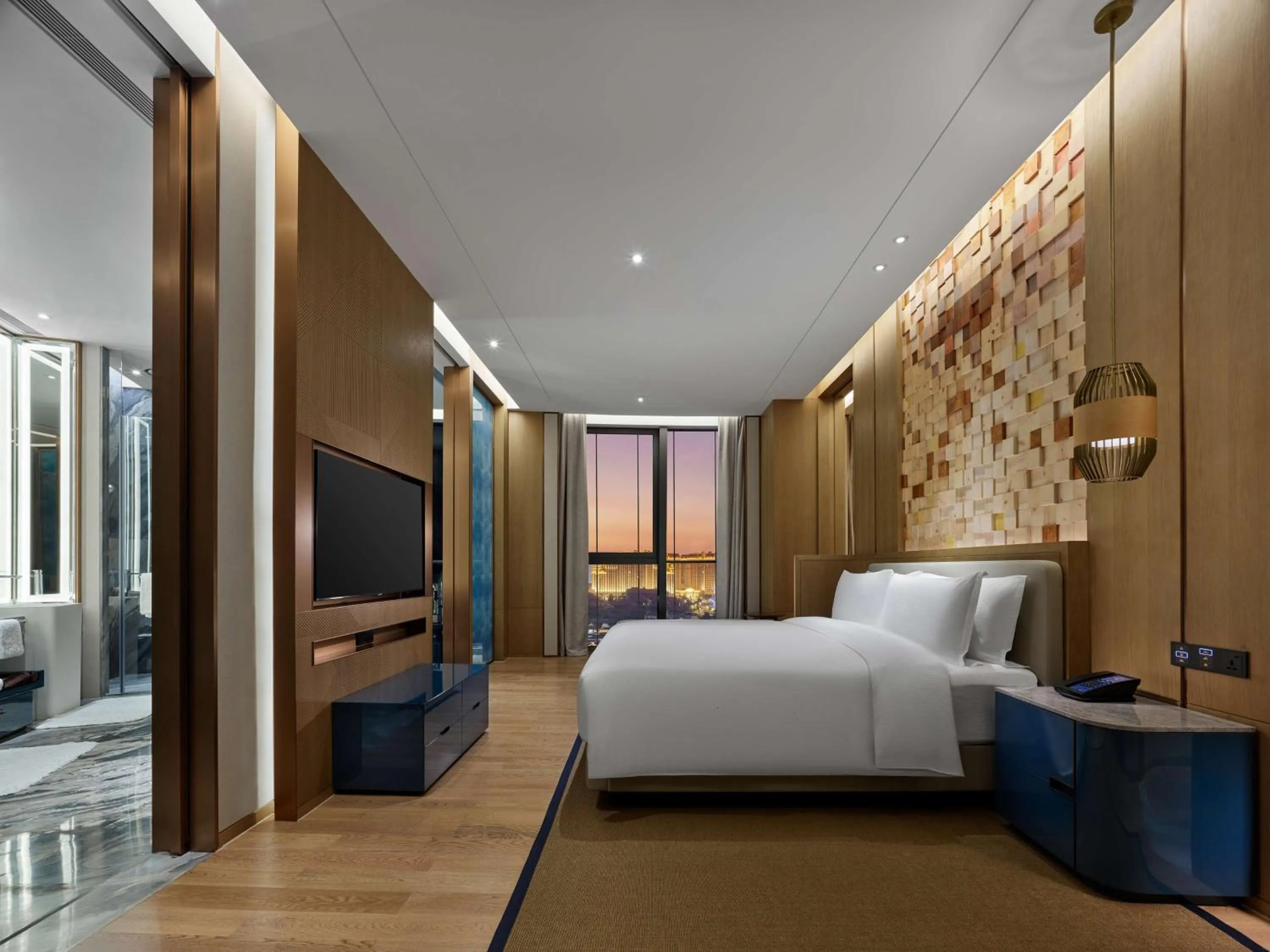 Bedroom, Bed in Hilton Hainan Ocean Flower Island