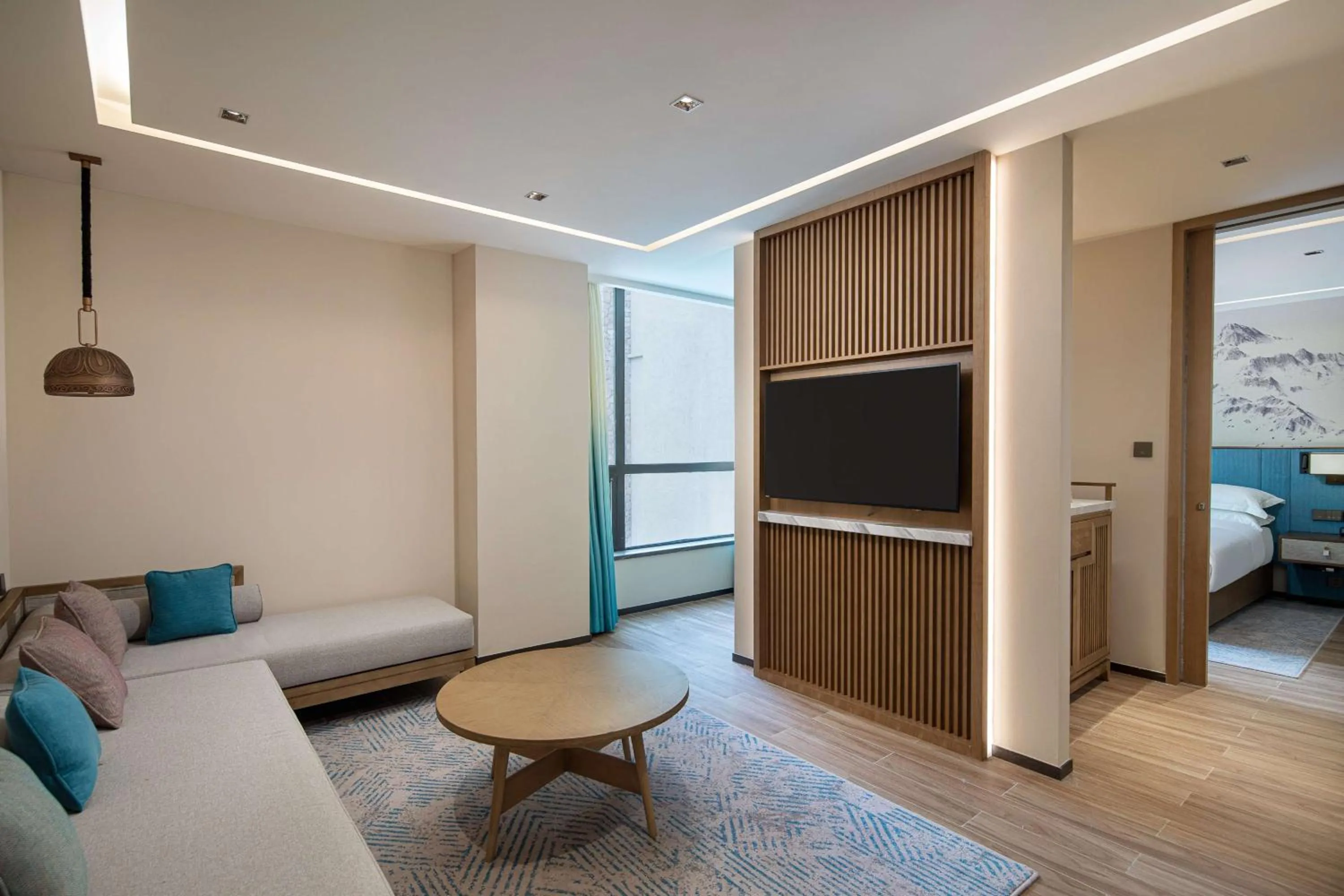 Bedroom, Bed in Hilton Garden Inn Jiuzhaigou