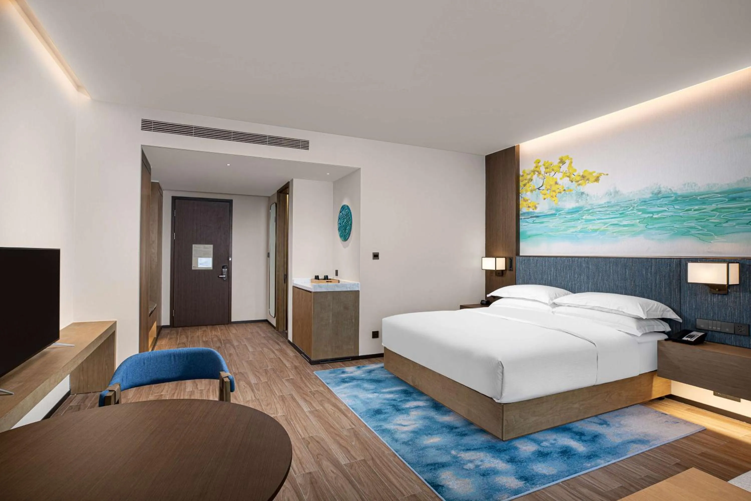 Bed in Hilton Garden Inn Jiuzhaigou