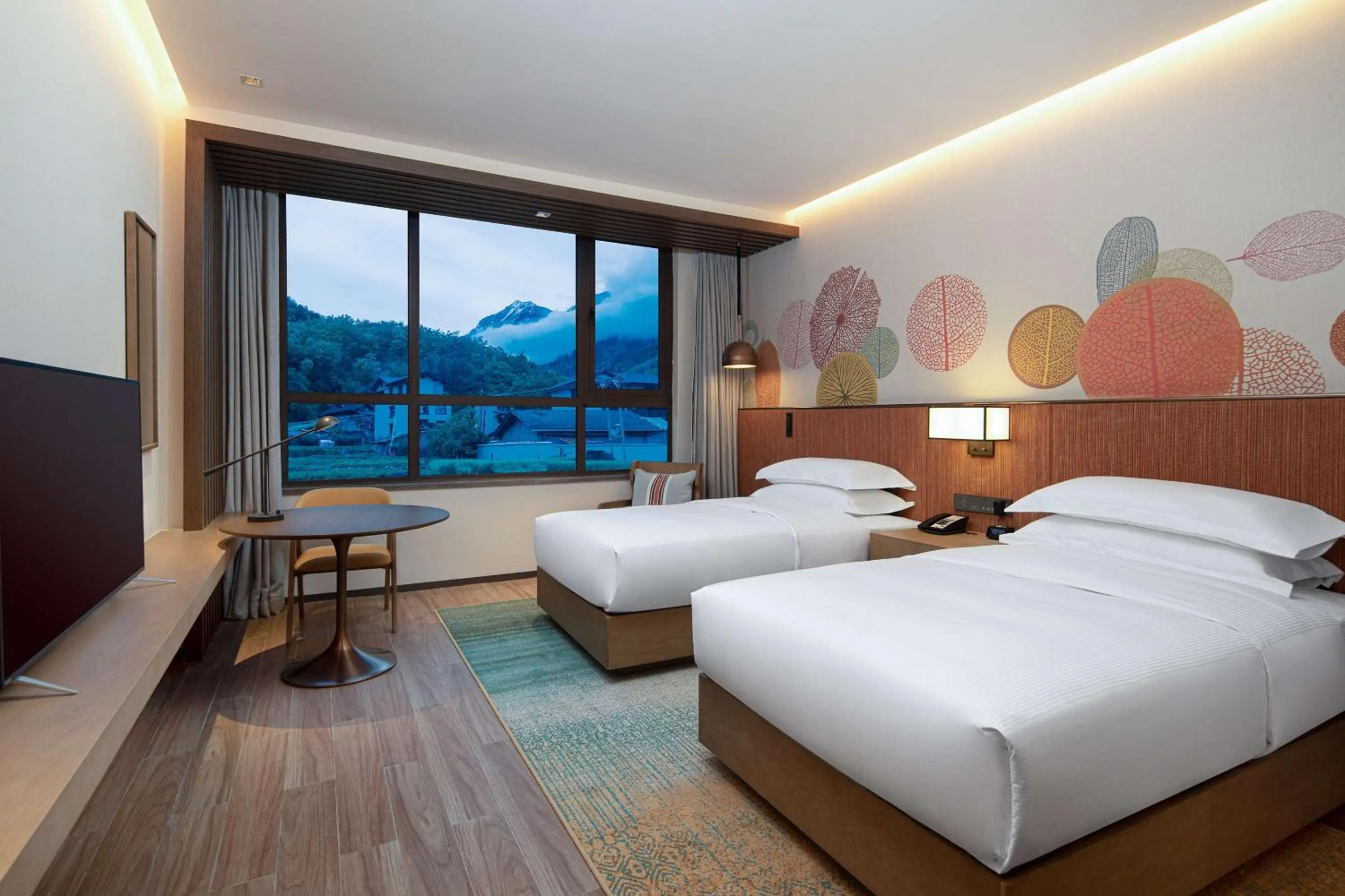 Bed in Hilton Garden Inn Jiuzhaigou