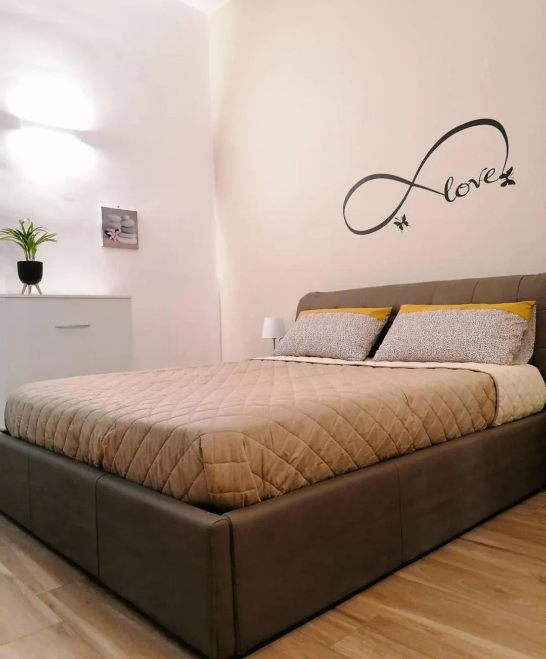 Bed in B&B Piano Romano -con parcheggio privato gratuito-