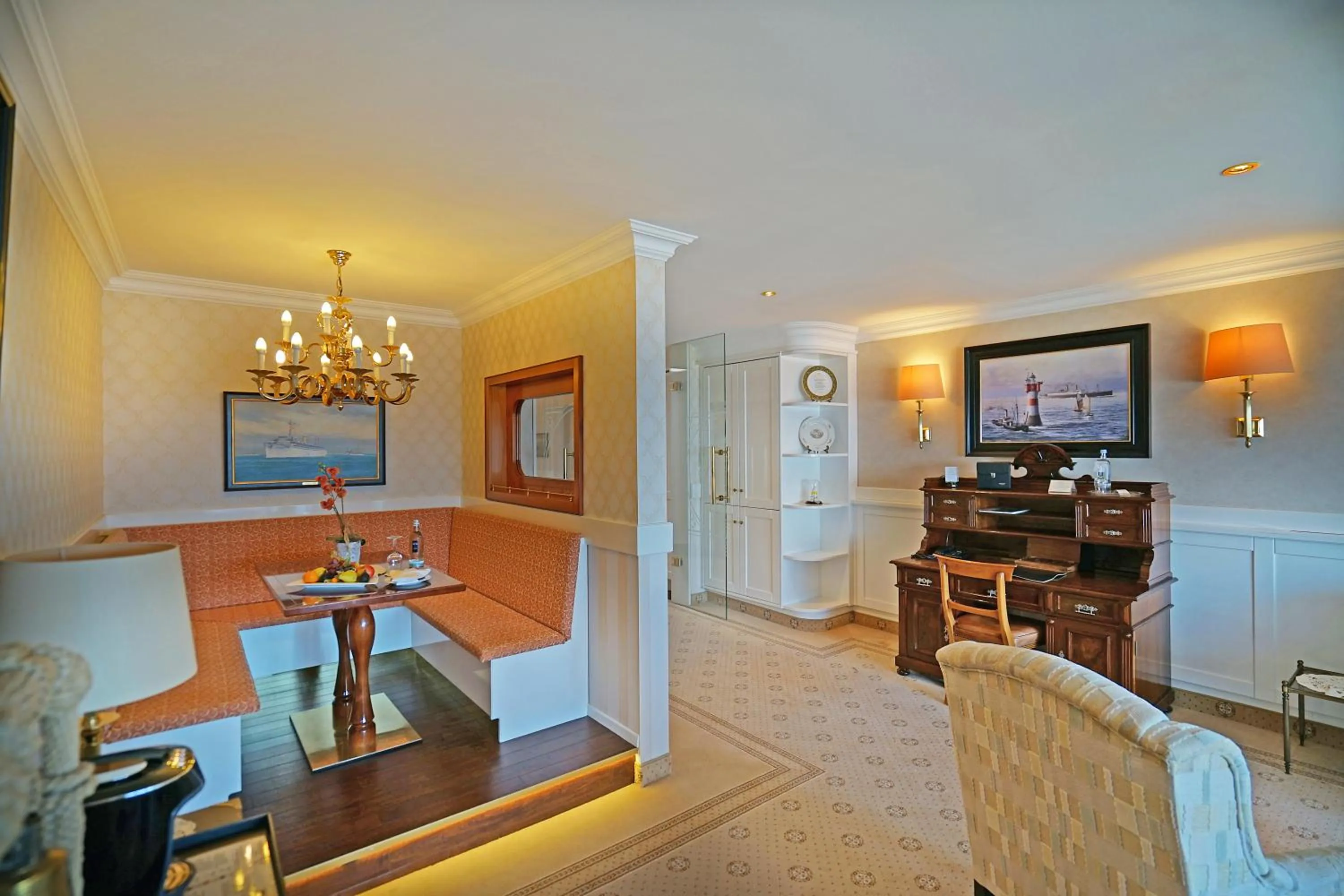 Living room in Hotel Strandperle