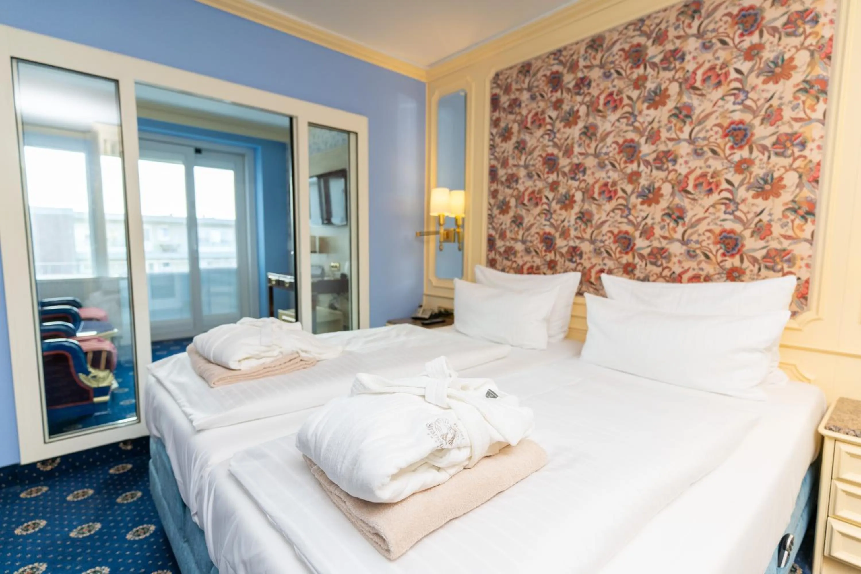 Bed in Hotel Strandperle