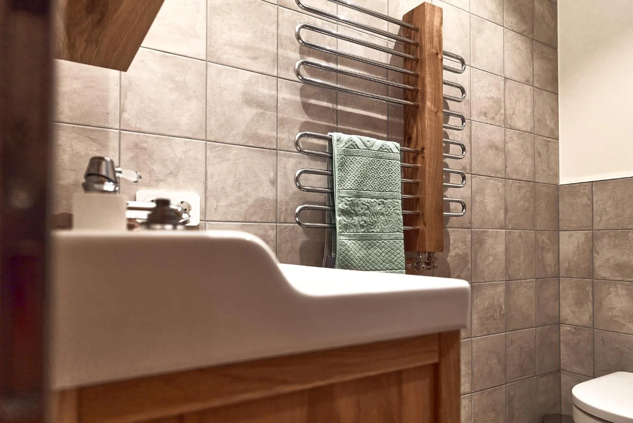 Bathroom in Berghaus Schröcken - Hotel Apartments Spa