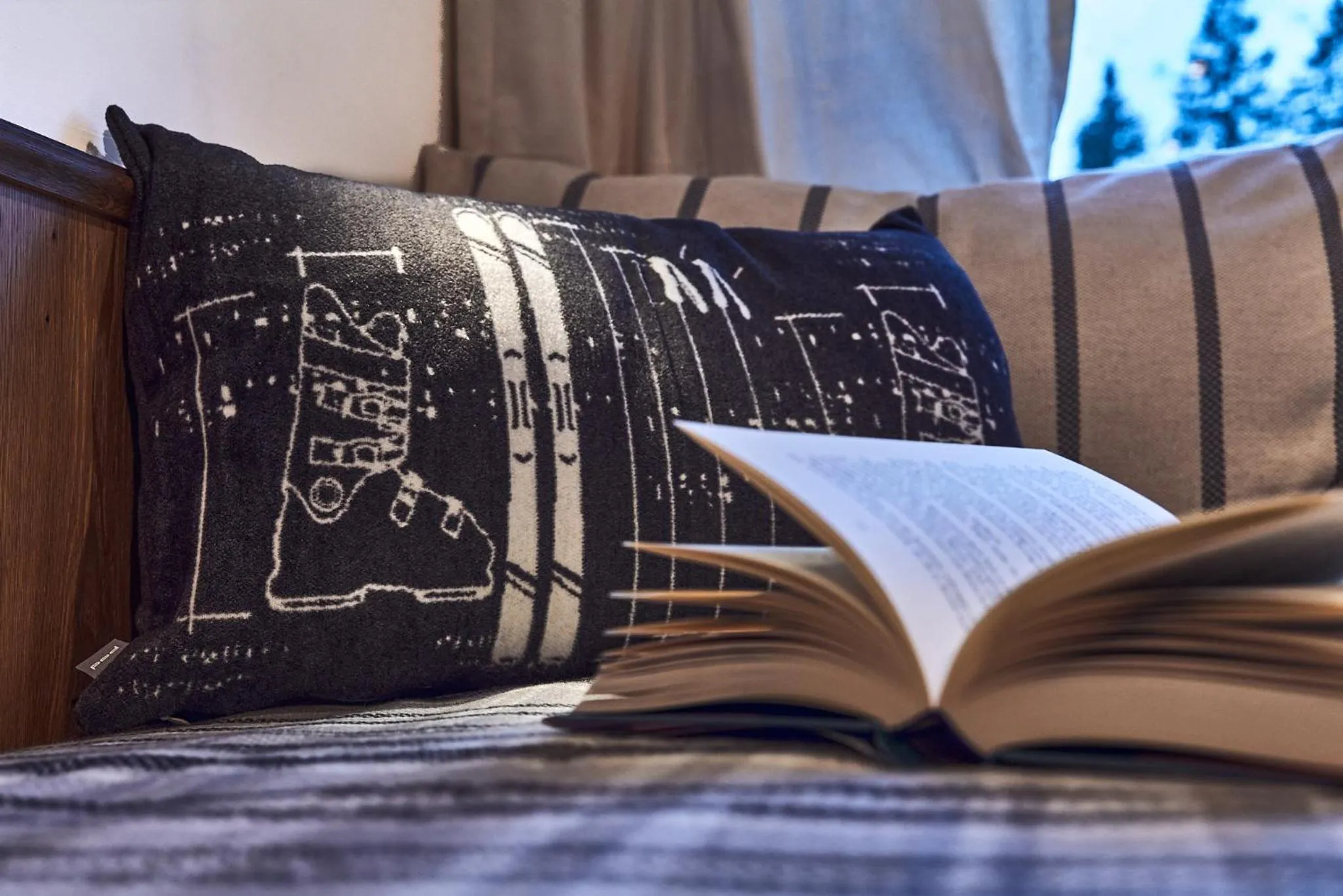 Living room in Berghaus Schröcken - Hotel Apartments Spa