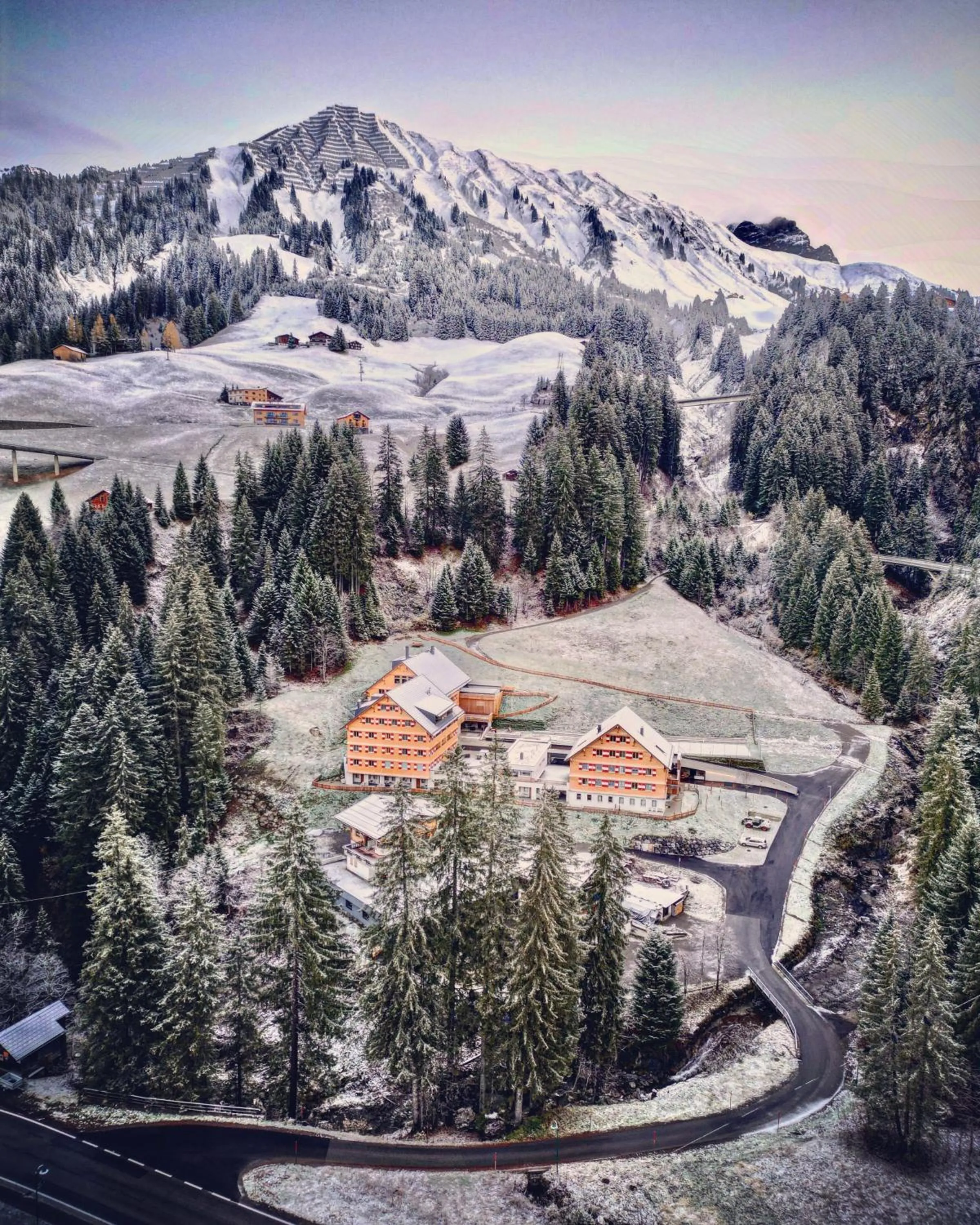 Property building in Berghaus Schröcken - Hotel Apartments Spa