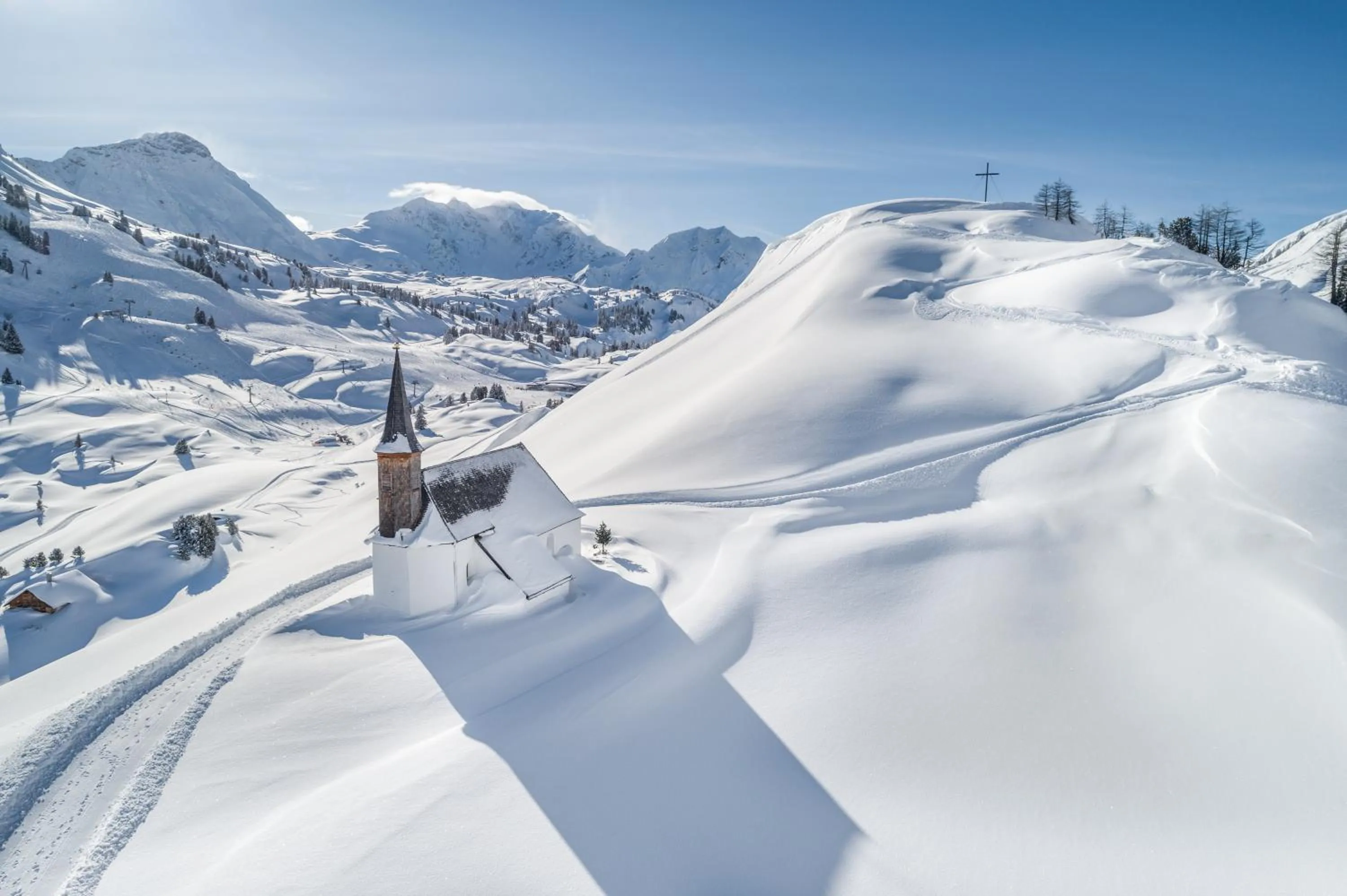 Natural landscape in Berghaus Schröcken - Hotel Apartments Spa