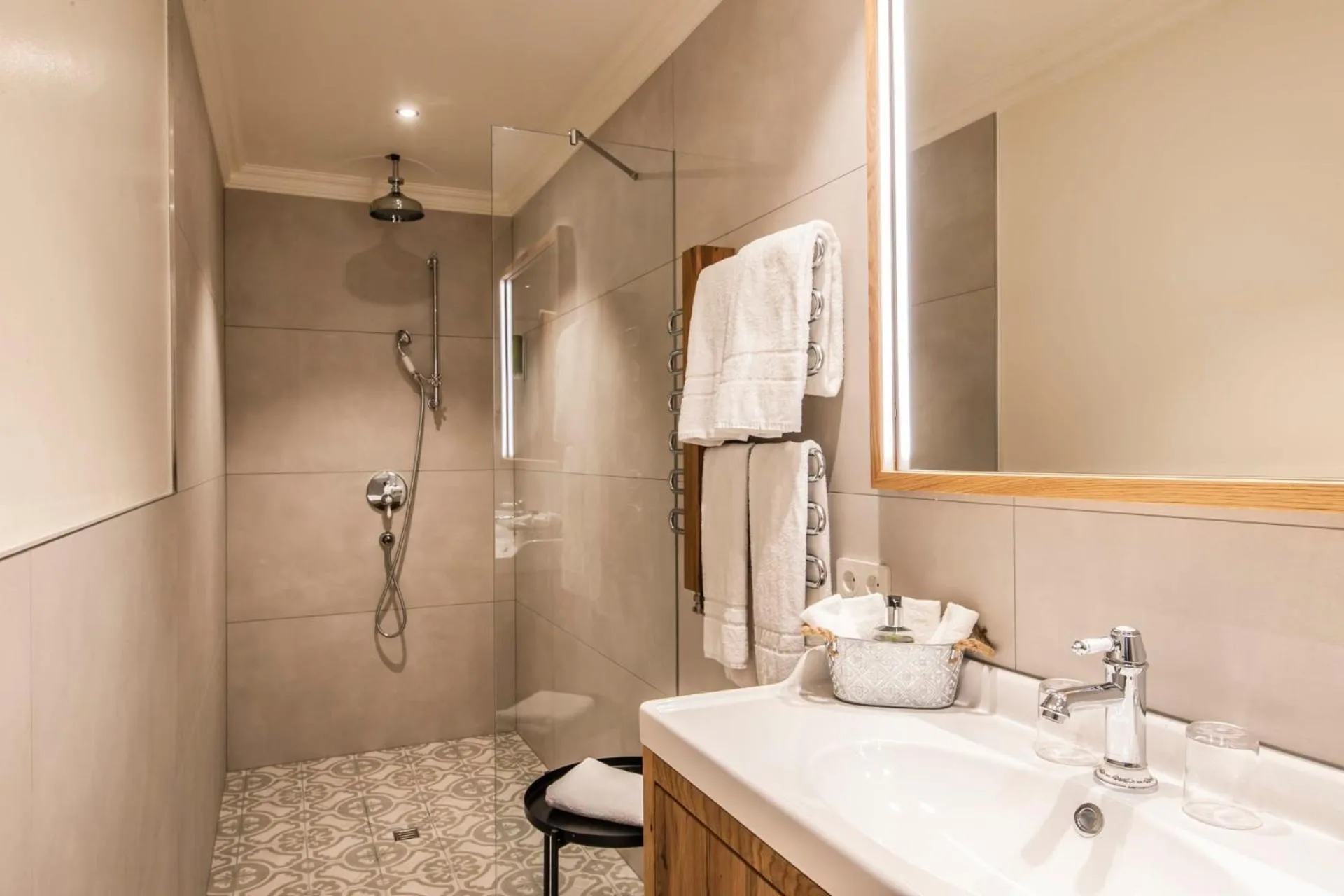 Bathroom in Berghaus Schröcken - Hotel Apartments Spa