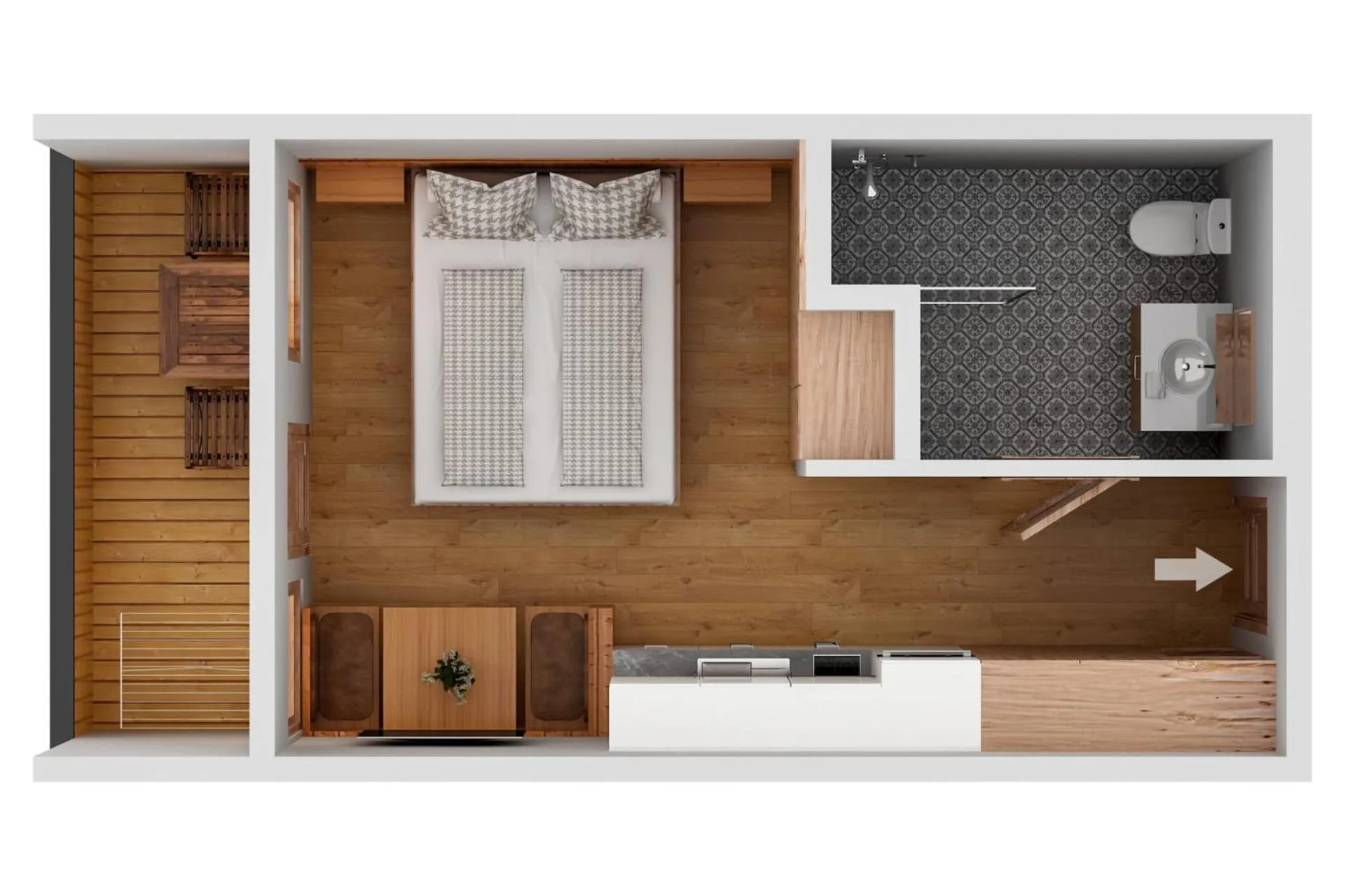 Floor plan in Berghaus Schröcken - Hotel Apartments Spa