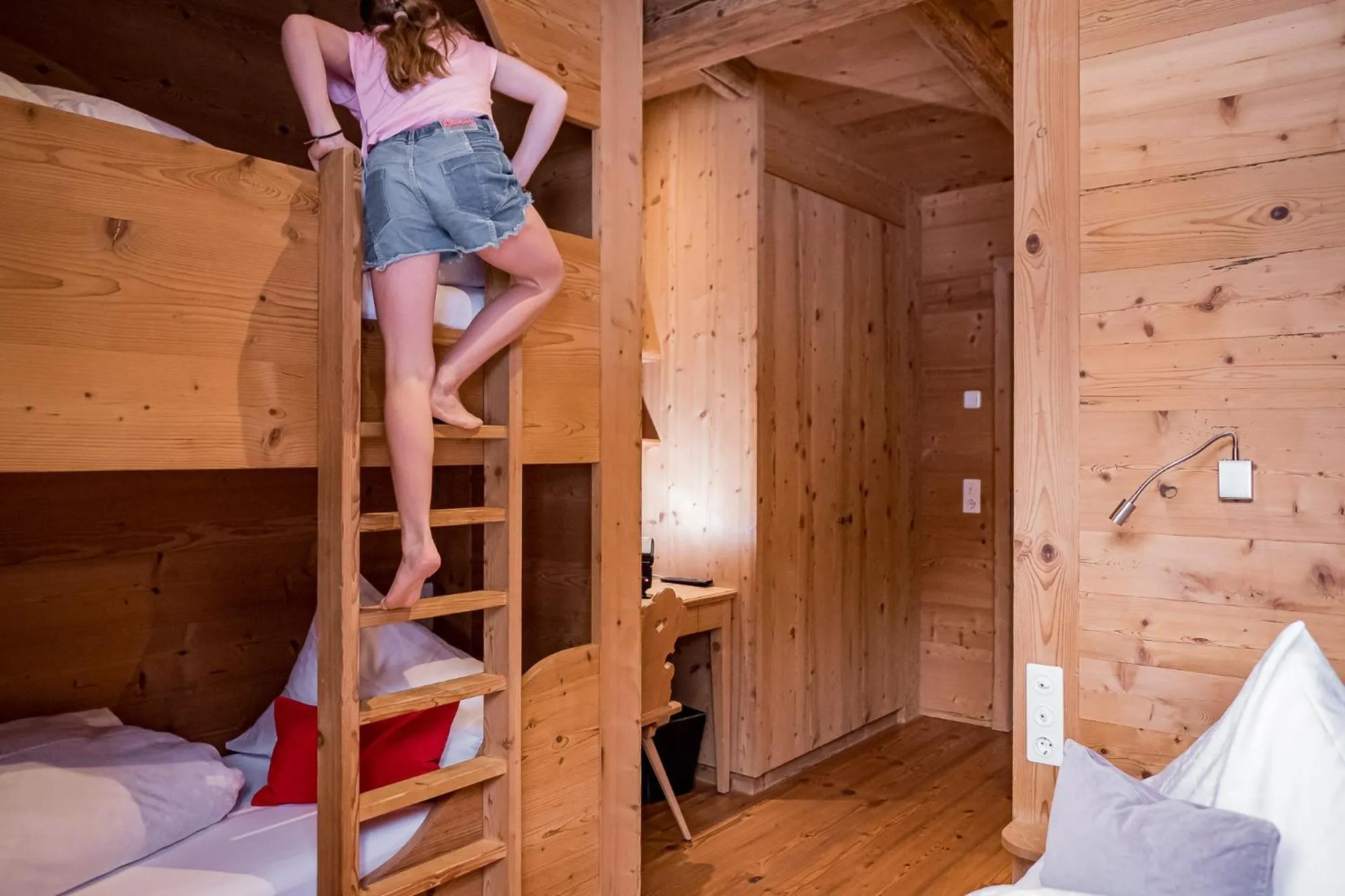 bunk bed, Bed in Berghaus Schröcken - Hotel Apartments Spa