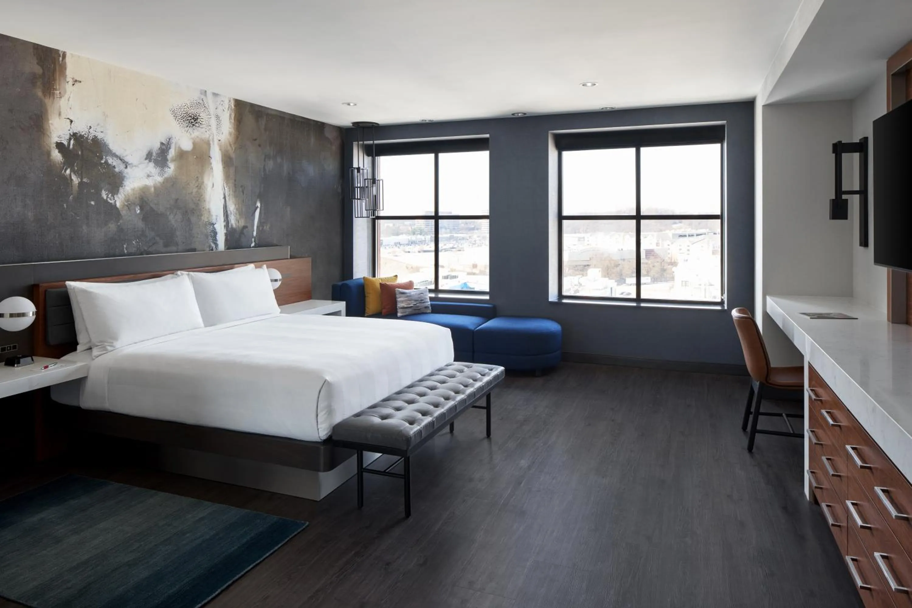 Bed in Marriott Owings Mills Metro Centre