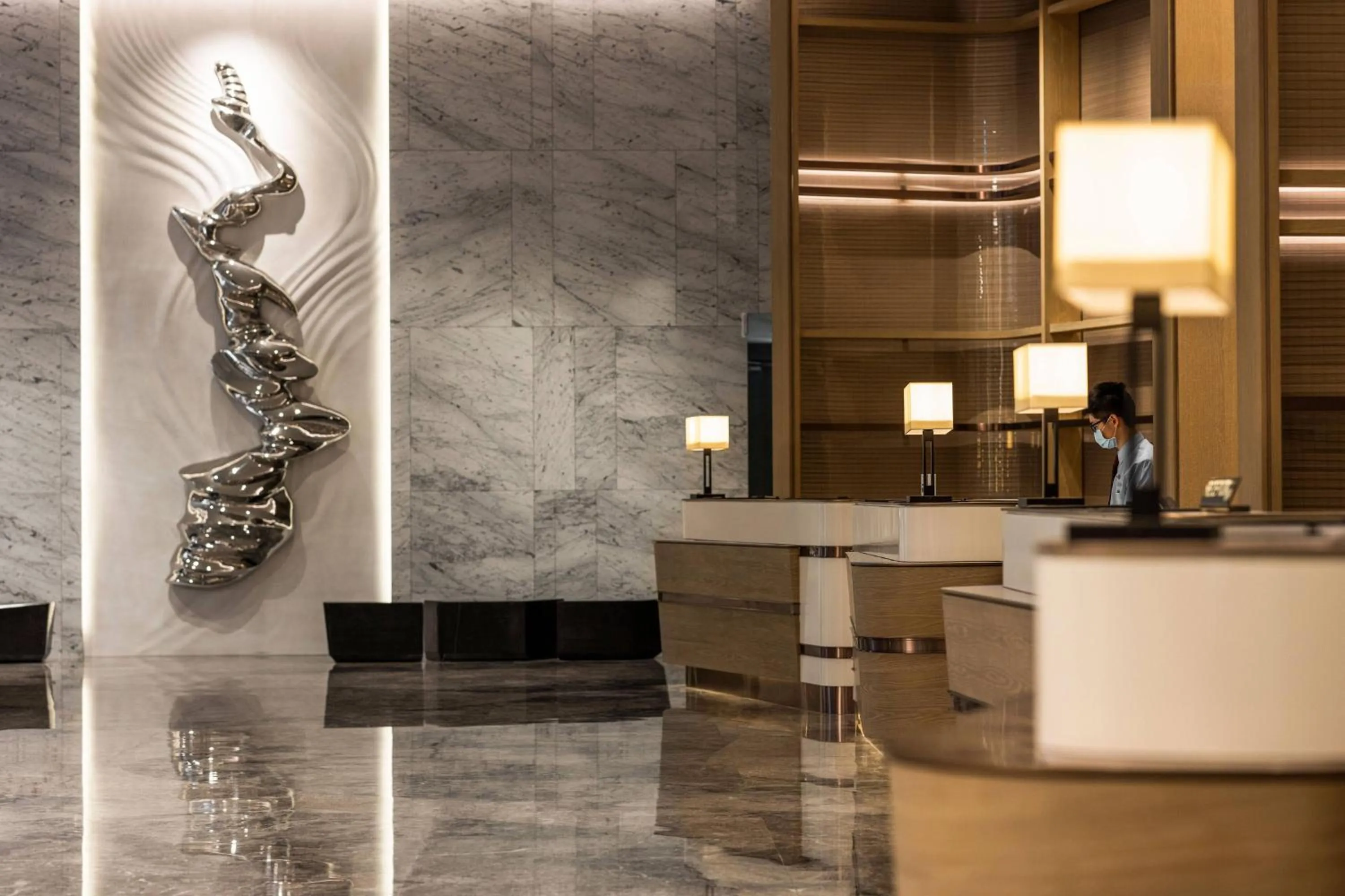 Lobby or reception in Kaohsiung Marriott Hotel