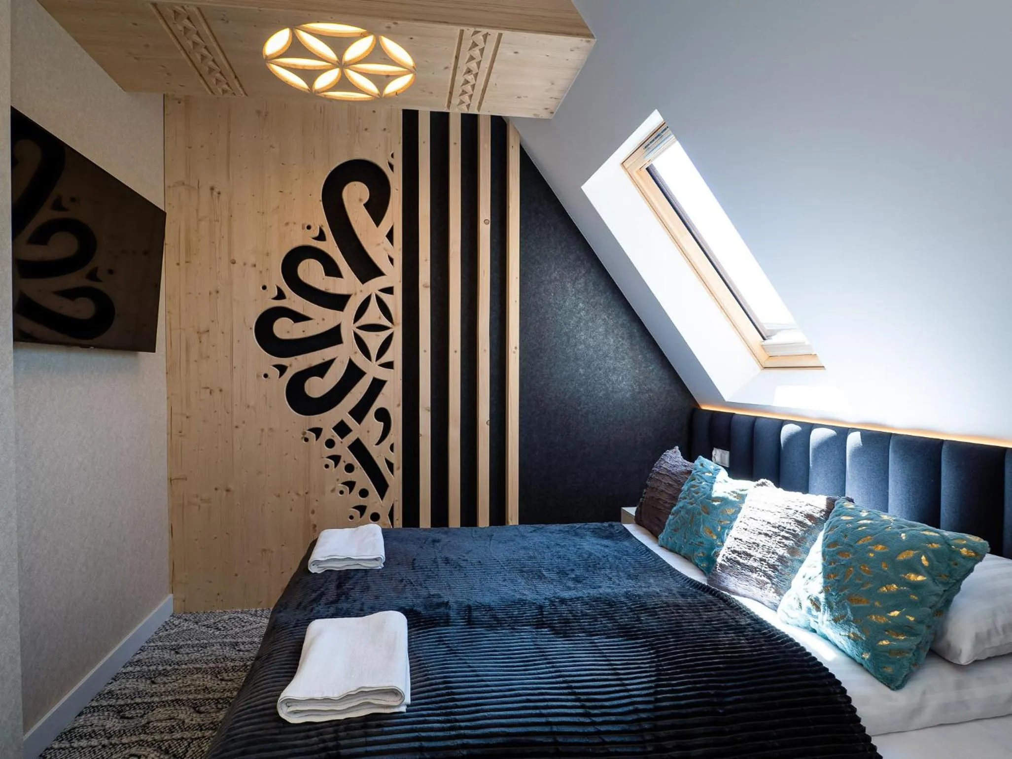 Bedroom, Bed in Aparthotel Góralski Spa 2