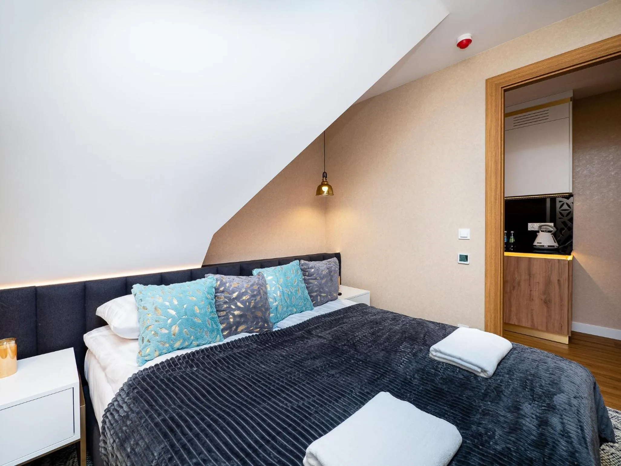 Bedroom, Bed in Aparthotel Góralski Spa 2