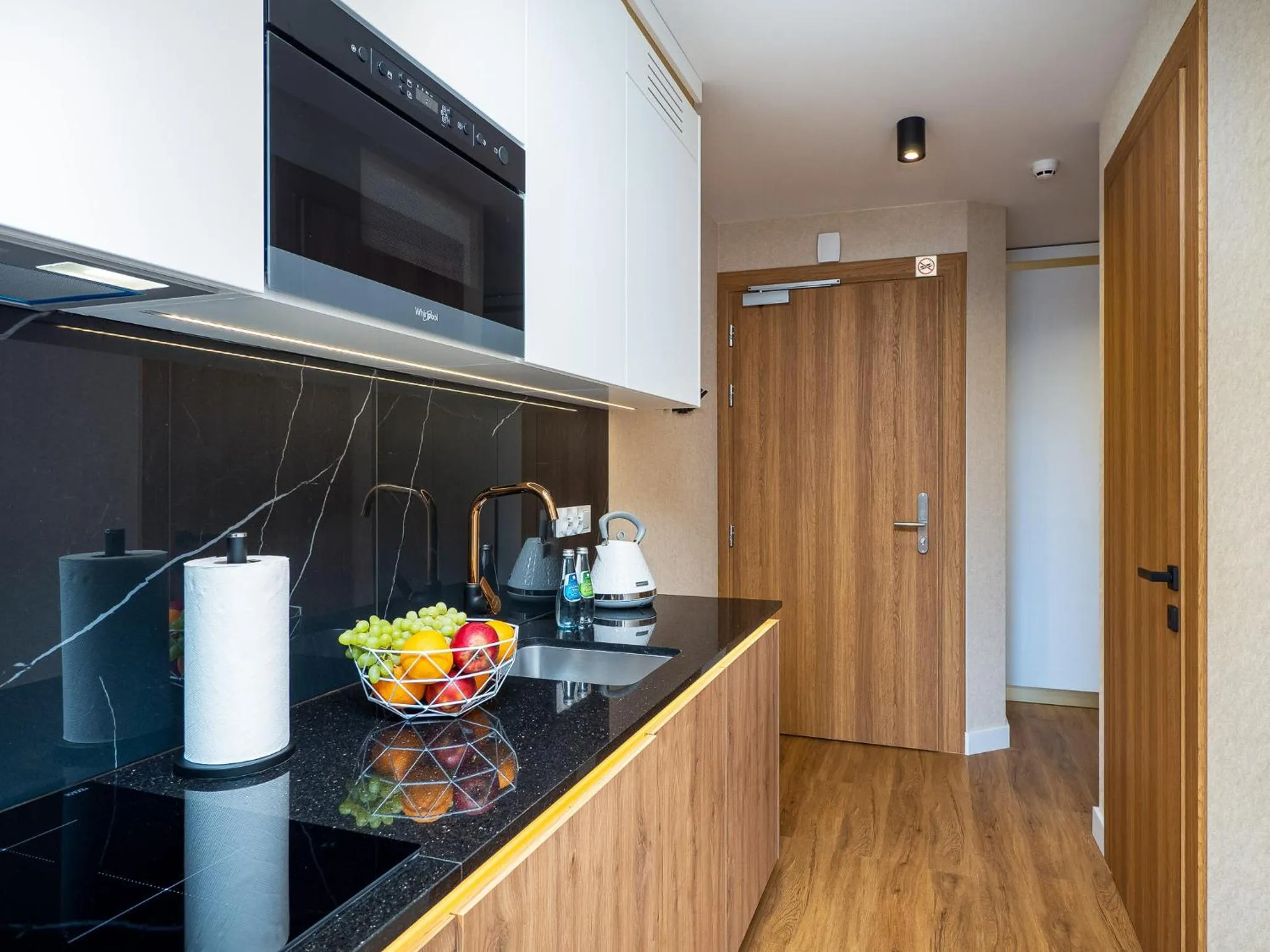 Kitchen or kitchenette in Aparthotel Góralski Spa 2