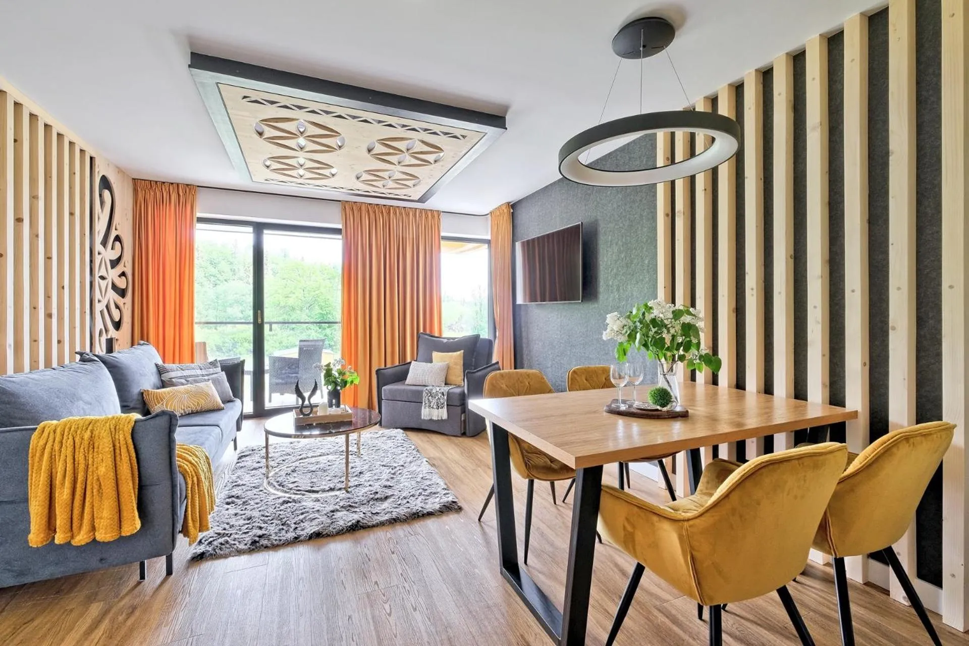 Living room in Aparthotel Góralski Spa 2