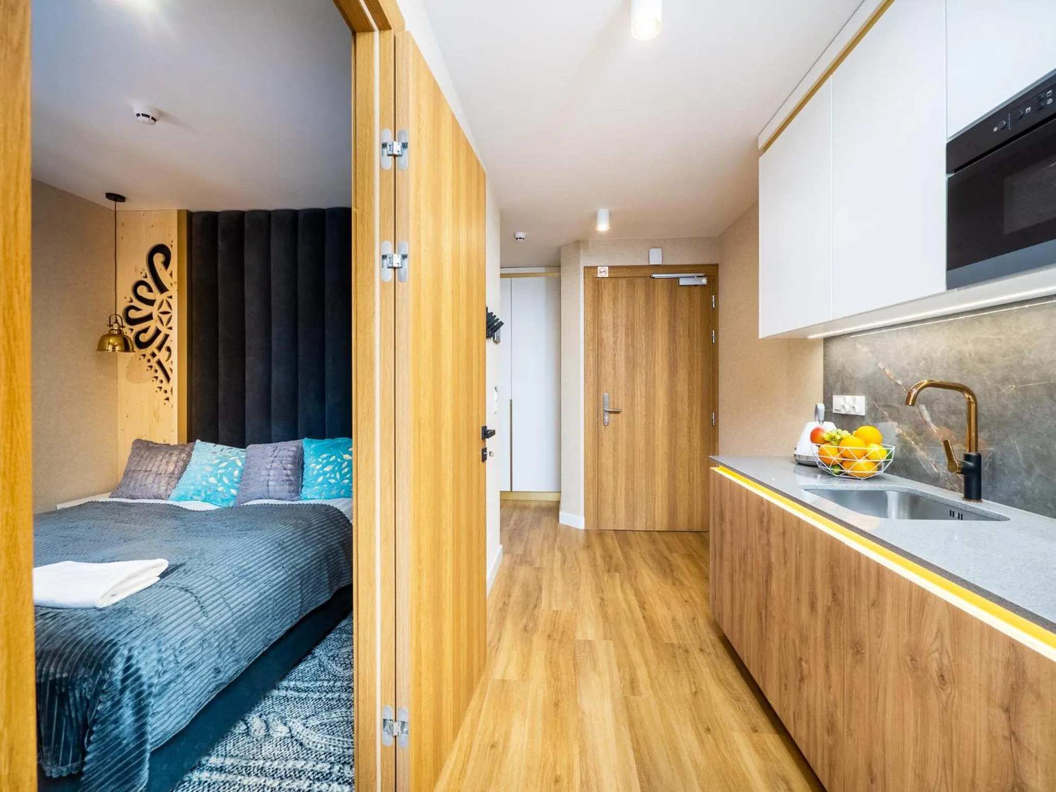 Living room, Bed in Aparthotel Góralski Spa 2