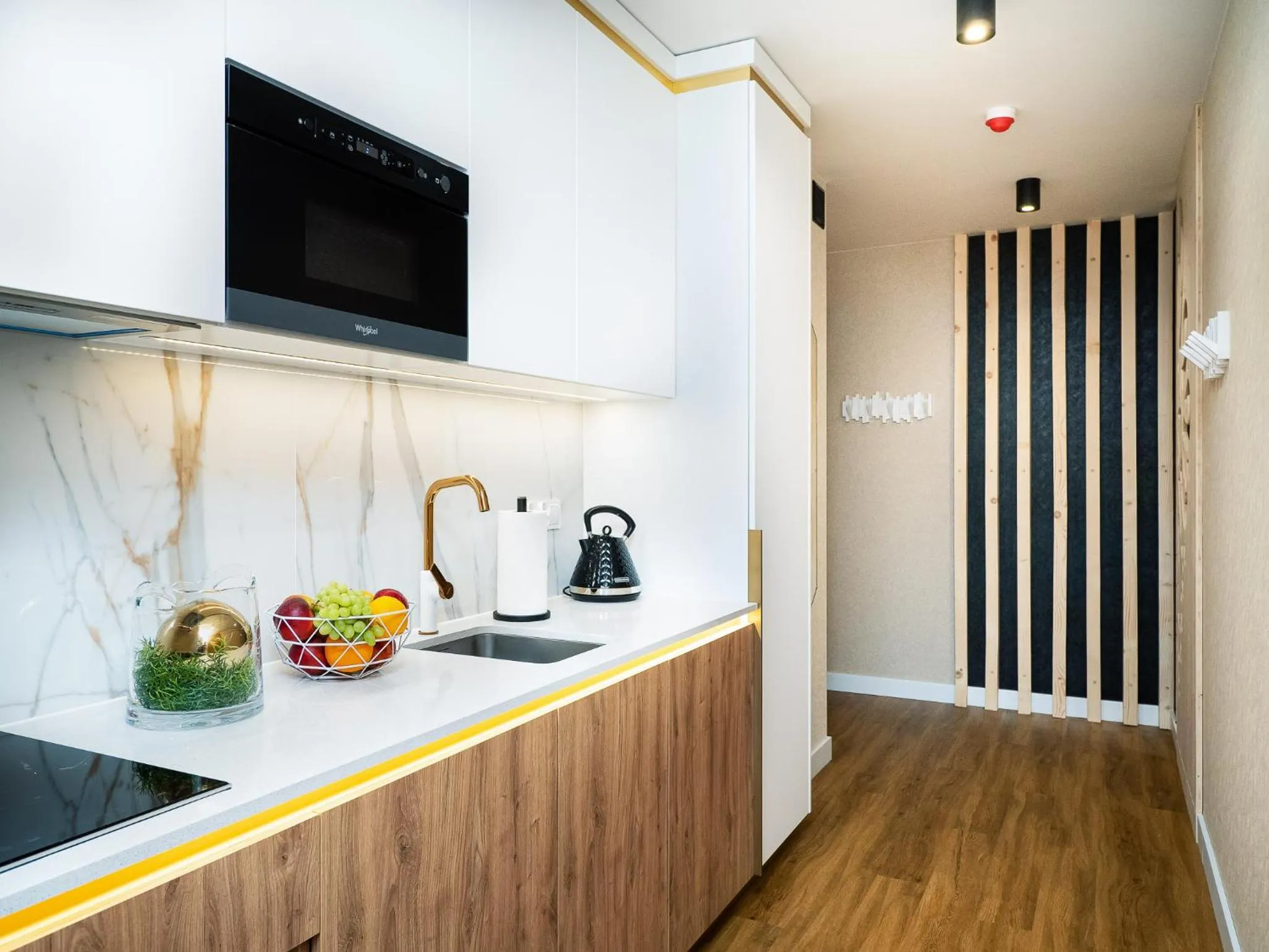 Kitchen or kitchenette in Aparthotel Góralski Spa 2