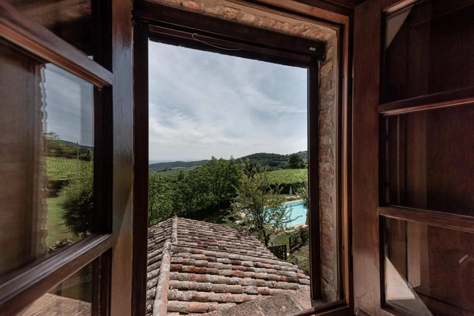 Garden view in Agriturismo Nobile