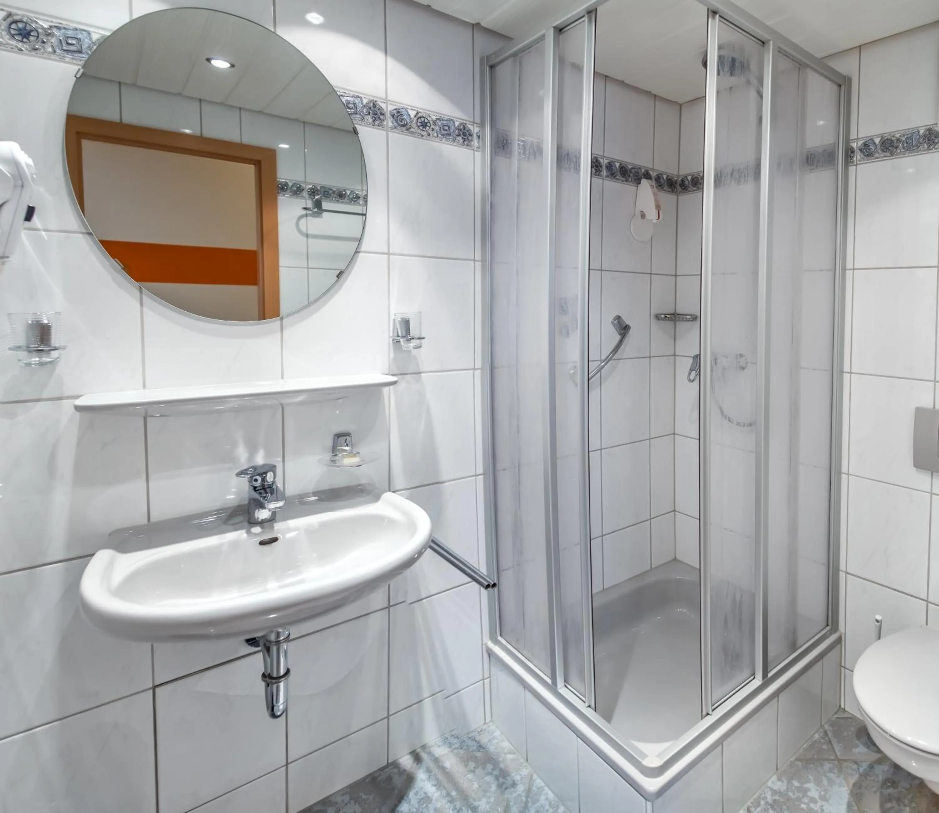 Shower in Gasthof Rebstock