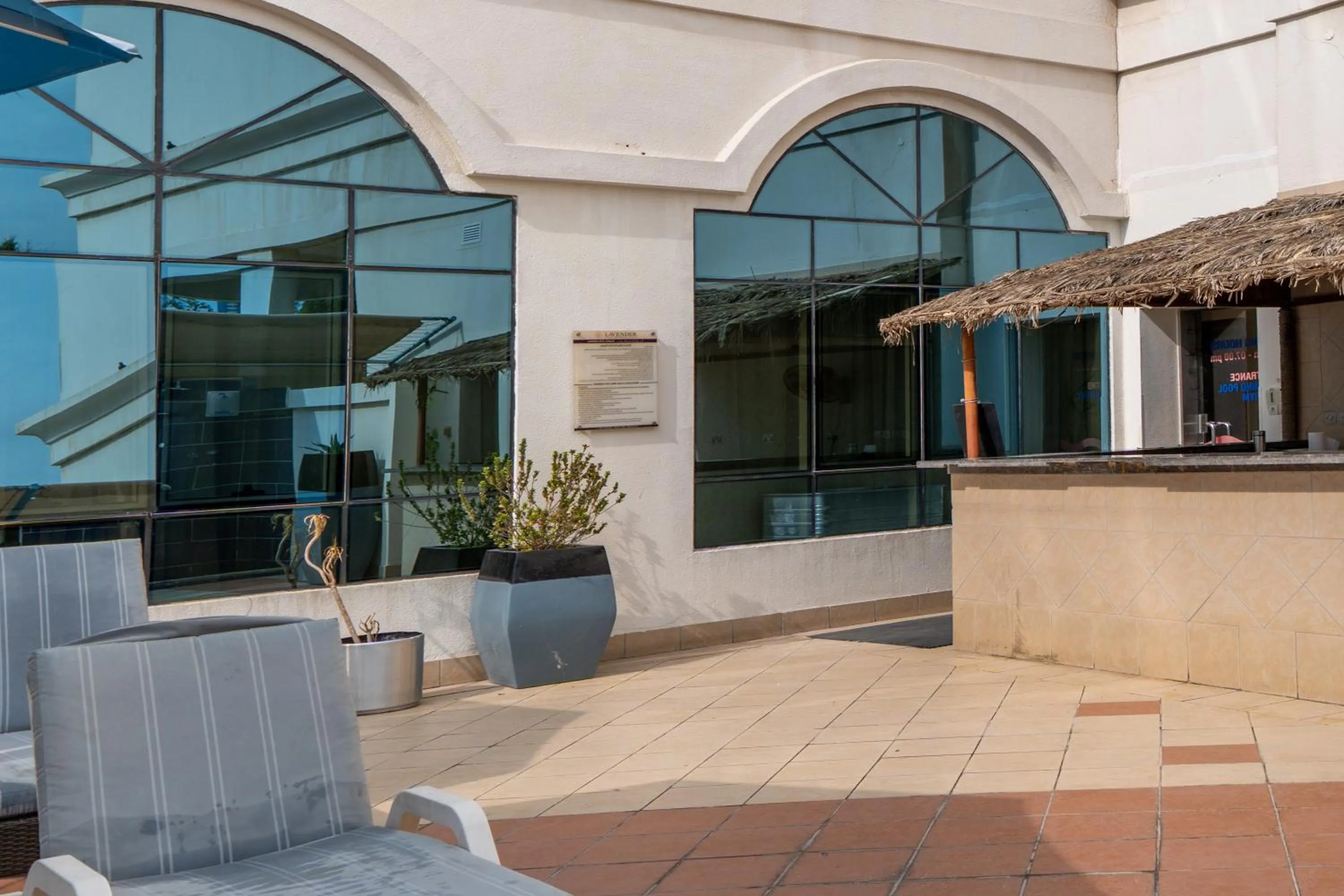 Seating area in Lavender Hotel Sharjah
