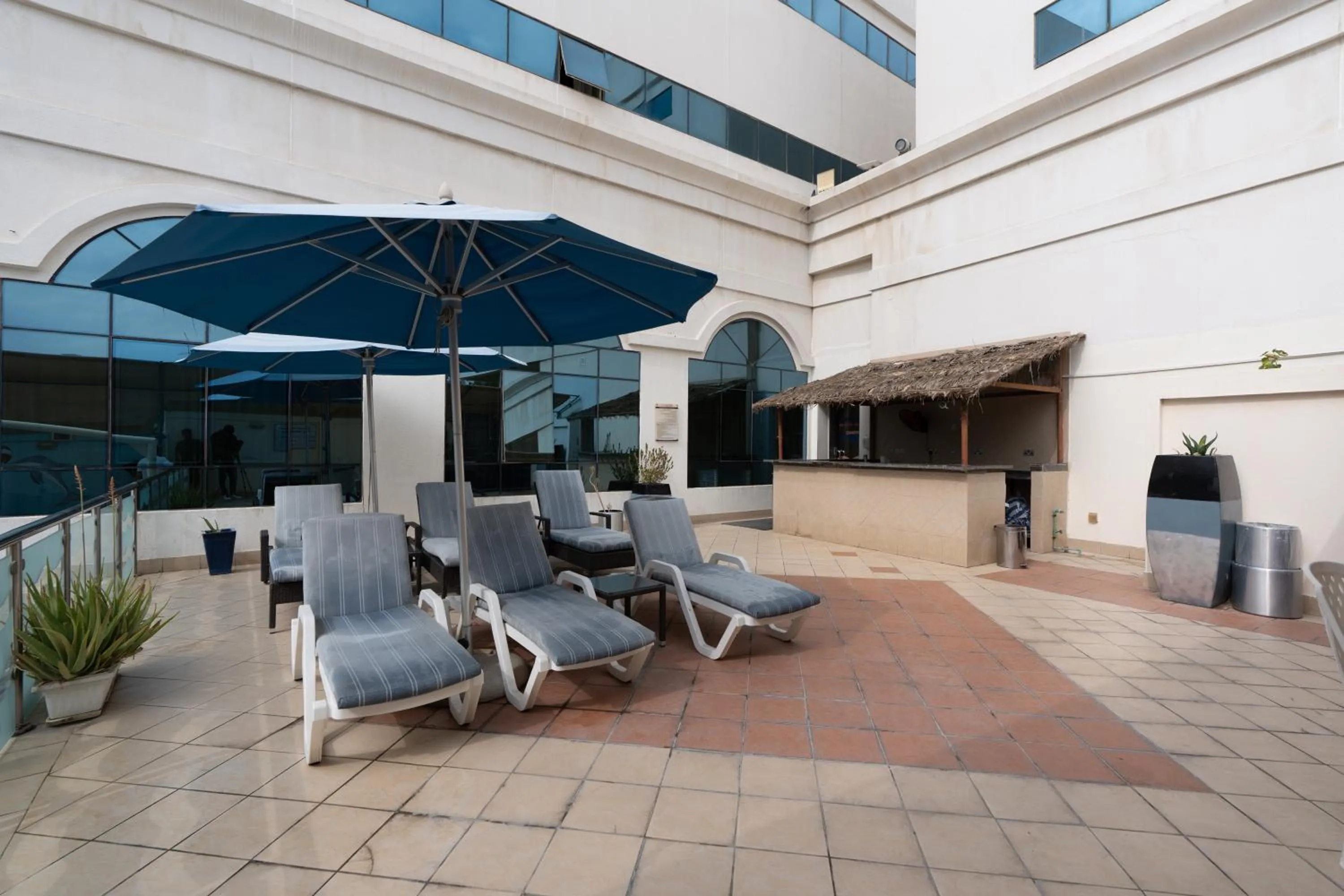 sunbed in Lavender Hotel Sharjah