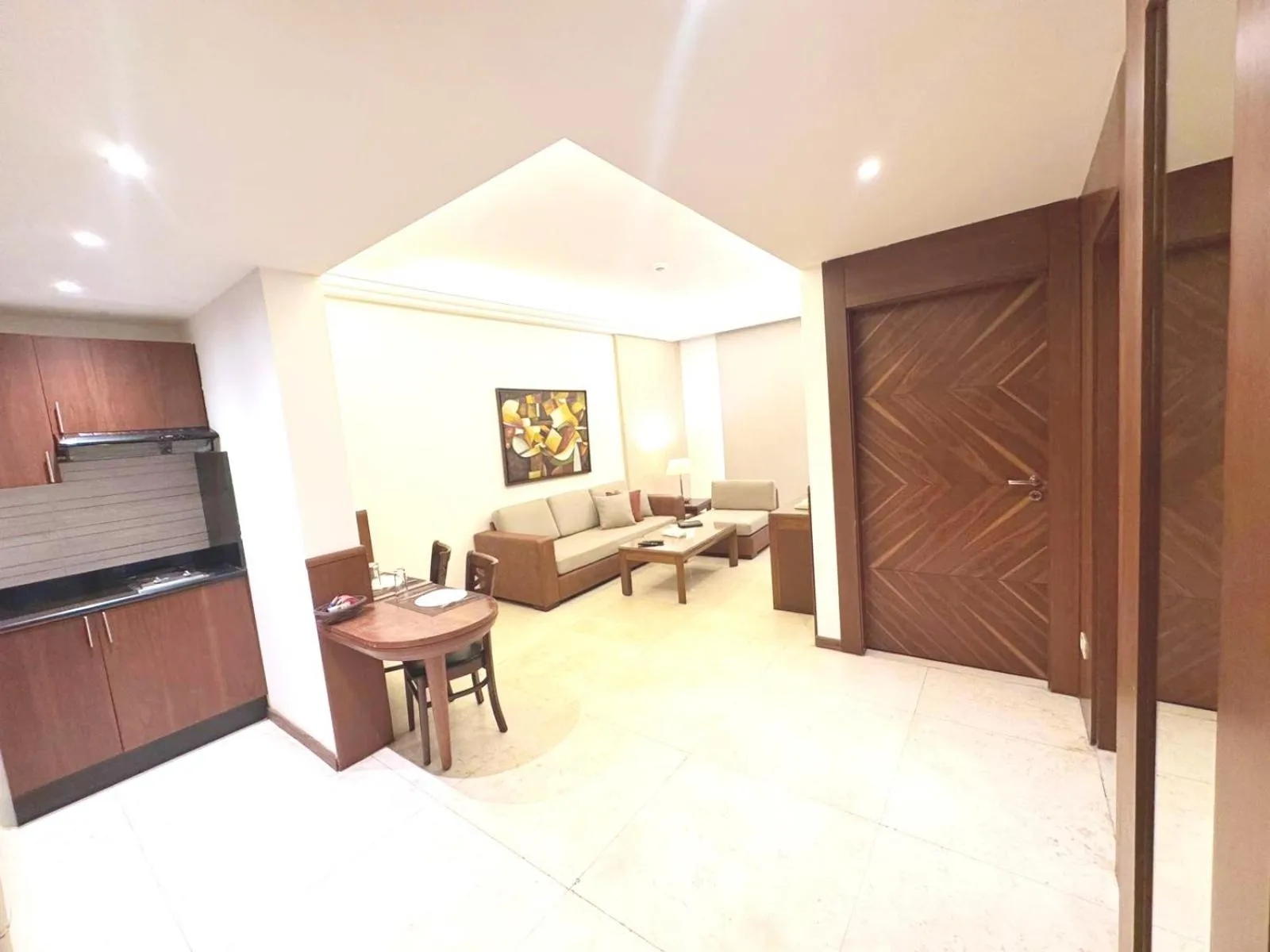 Living room in King Suites Hotel