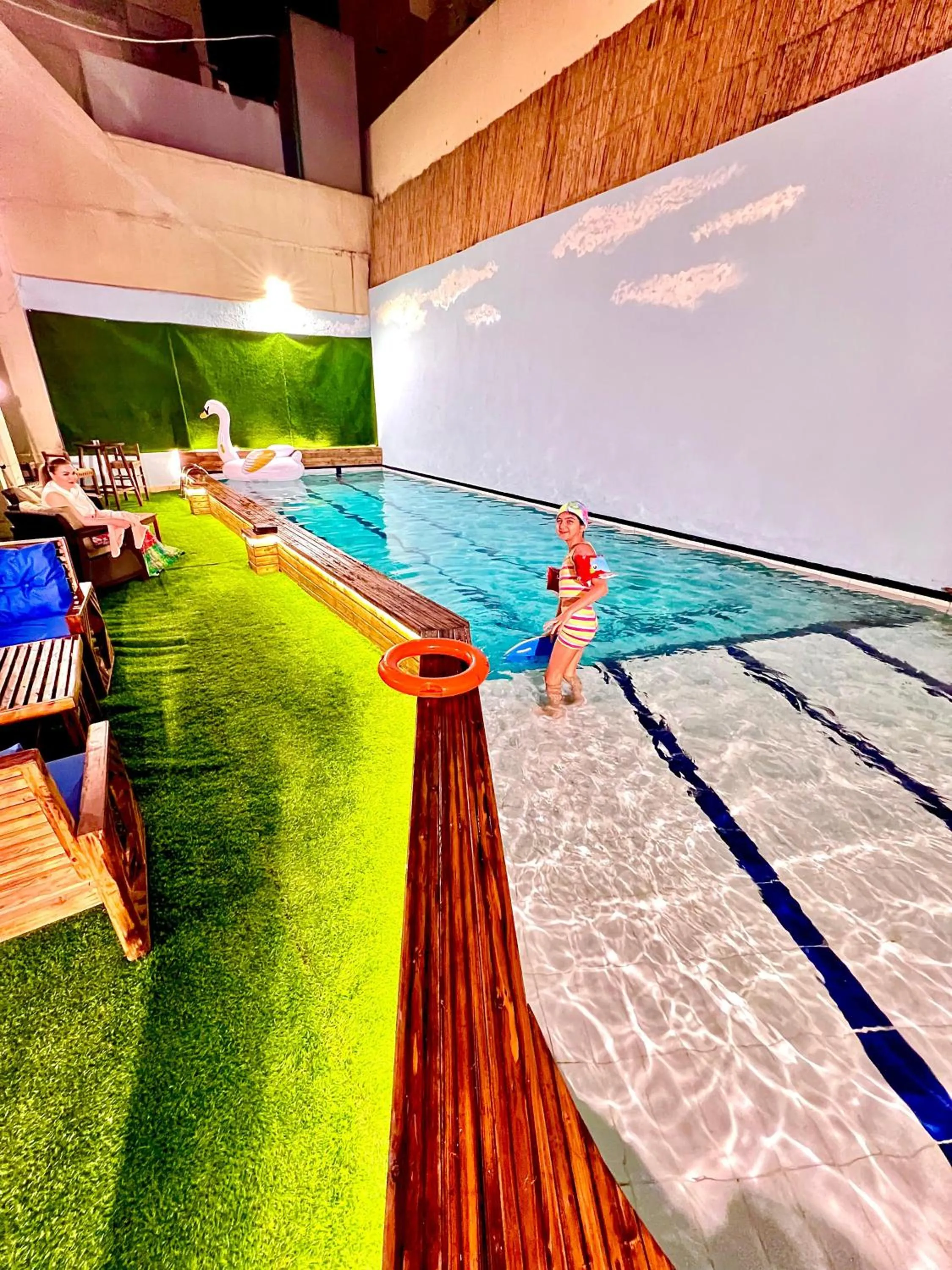 Swimming pool in King Suites Hotel