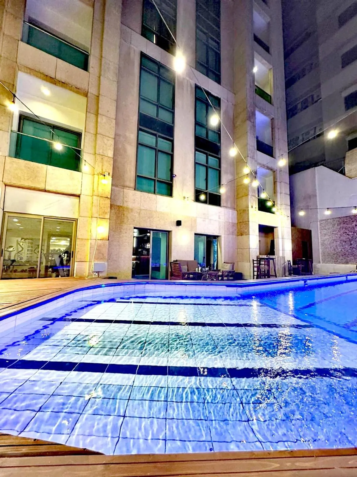 Swimming pool in King Suites Hotel